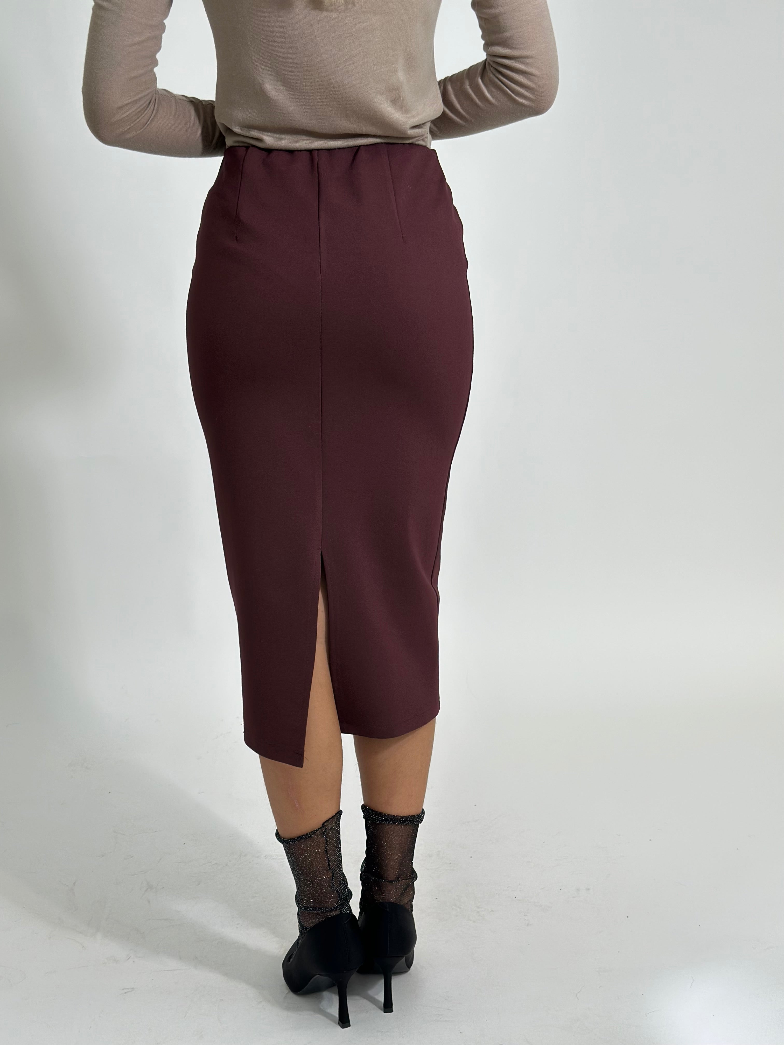 Gonna matita K851 BURGUNDY