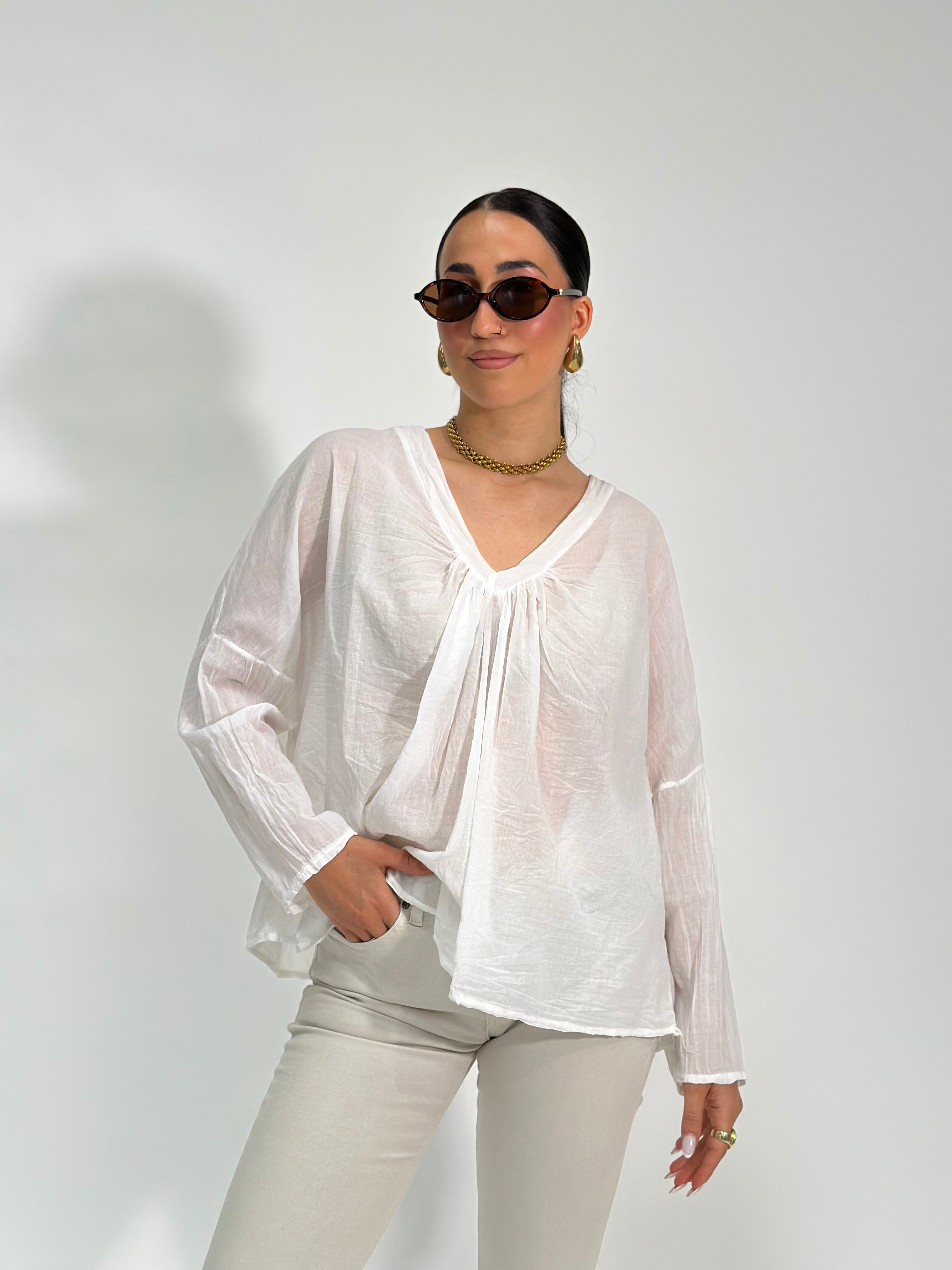 Camicia pelle d'uovo 5557
