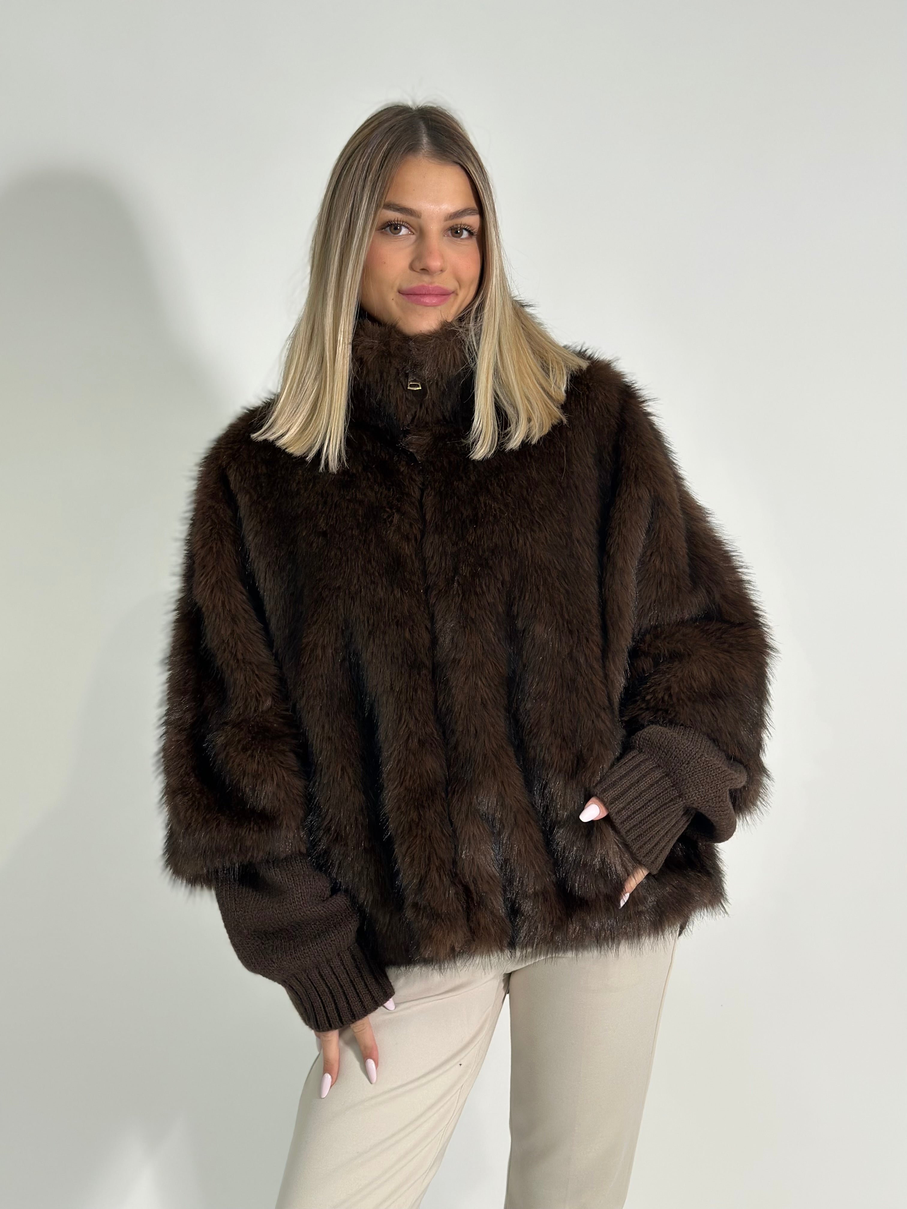 Pelliccia Y0230 MORO