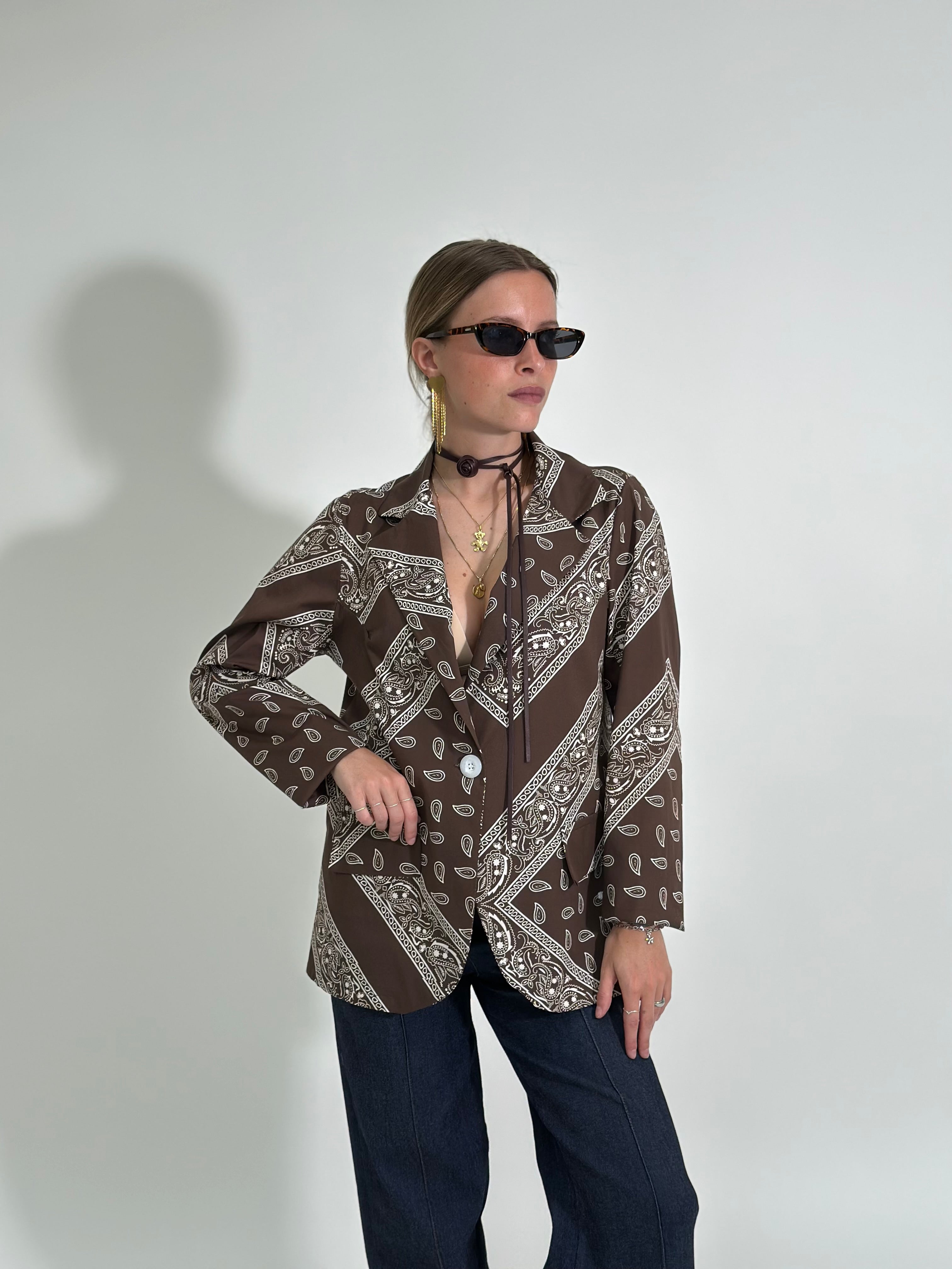 Giacca Bandana 25175 CAFFE
