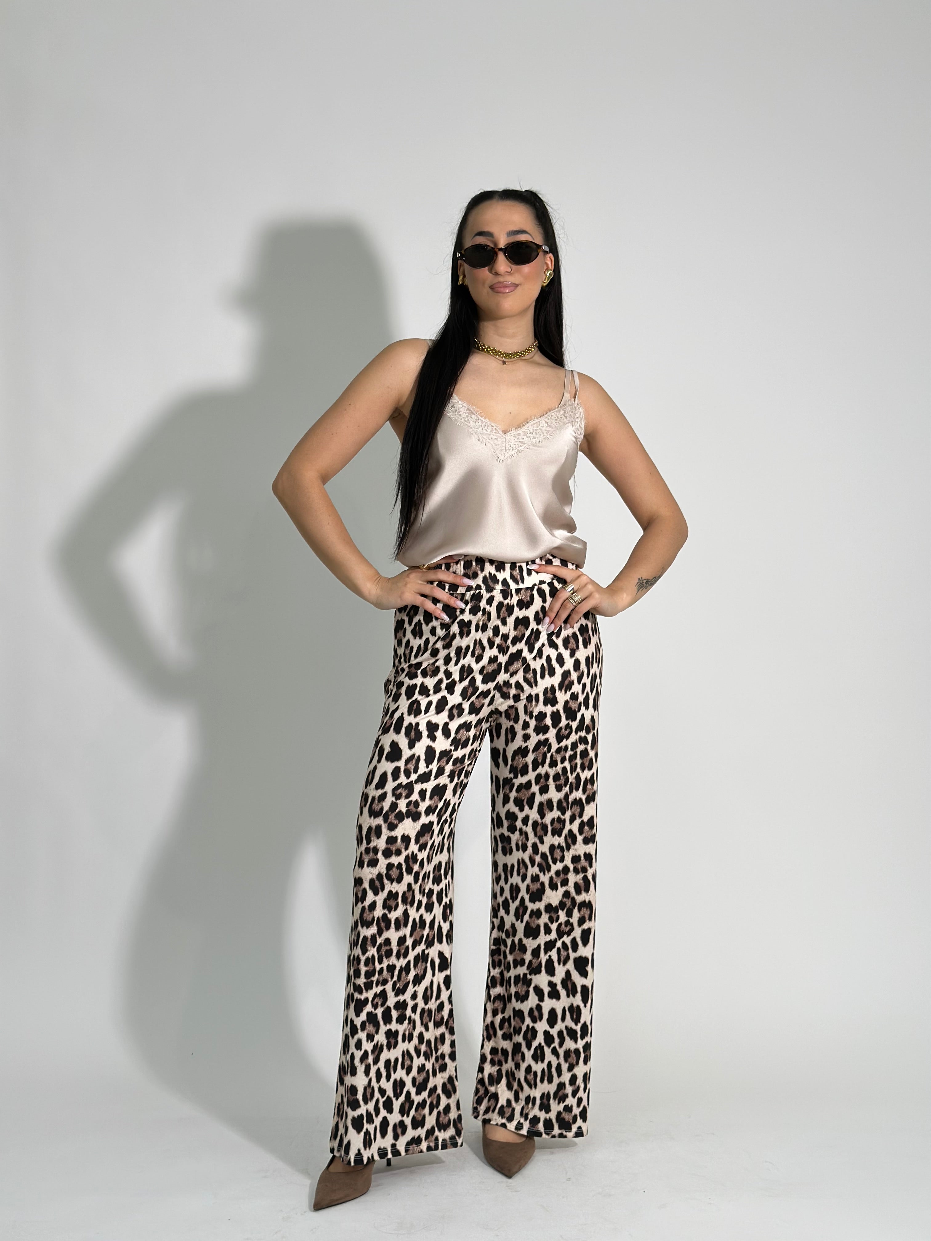 Pantalone maculato modal 9078