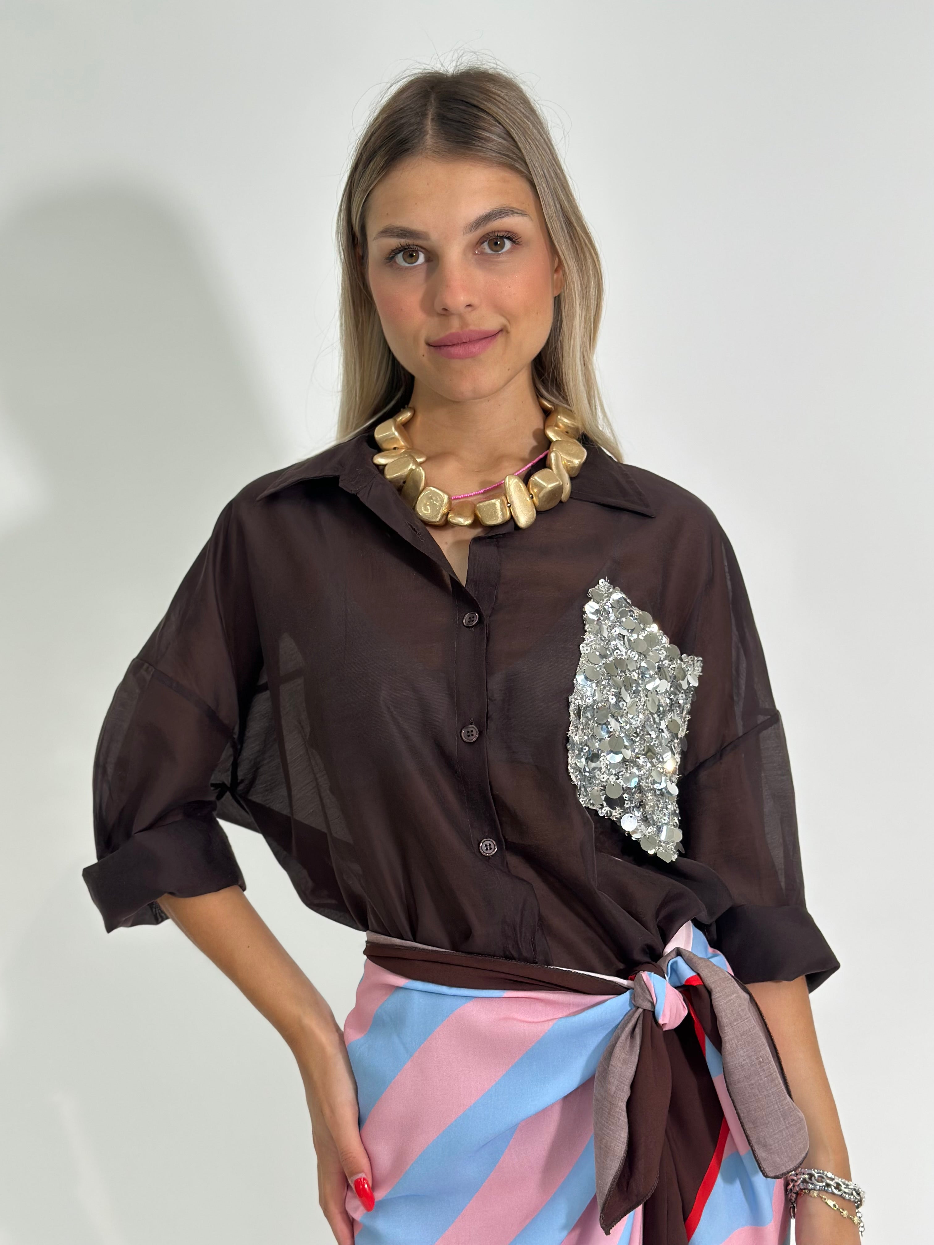 Camicia paillettes 715