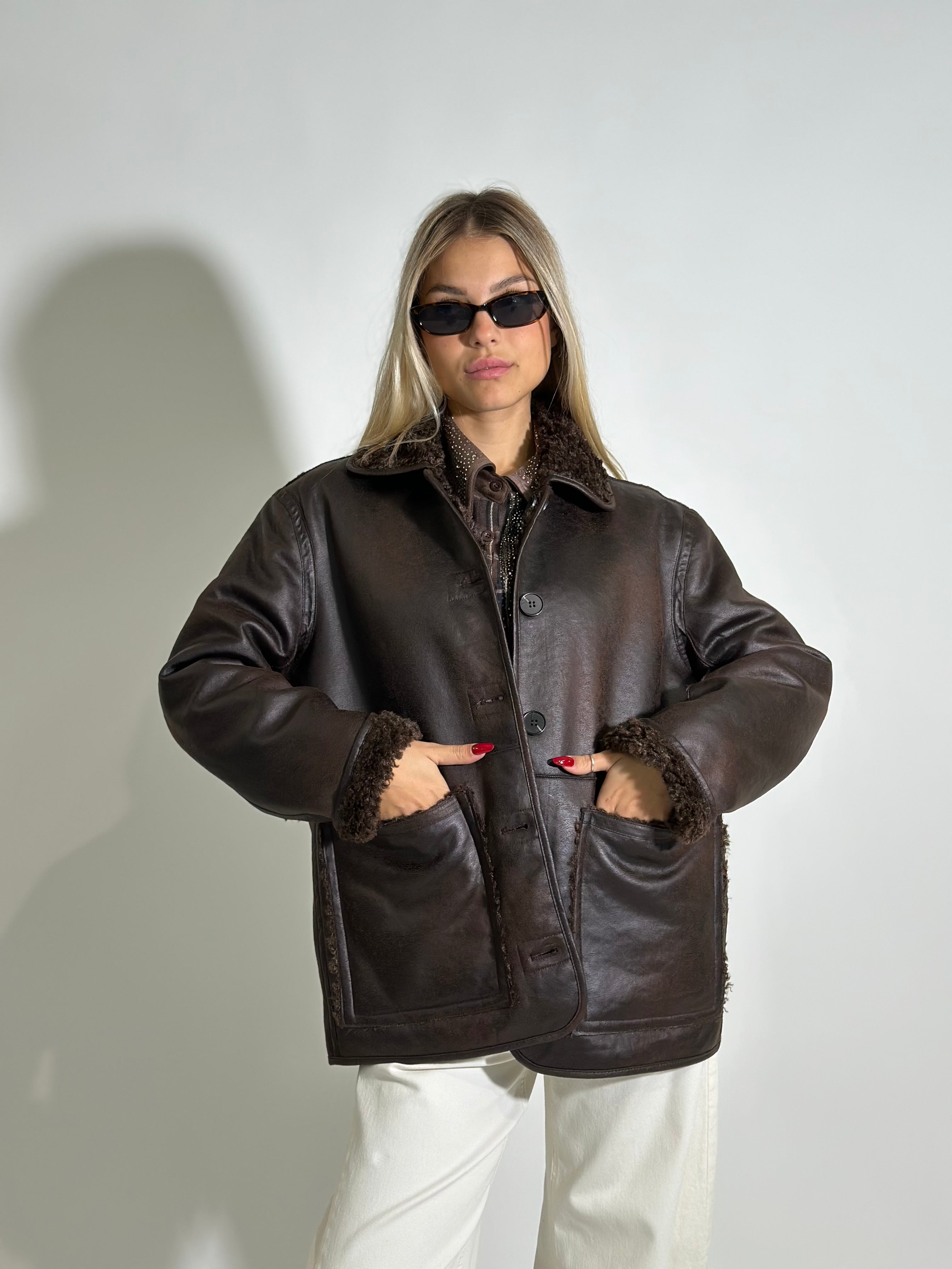 Giacca montone double 30087