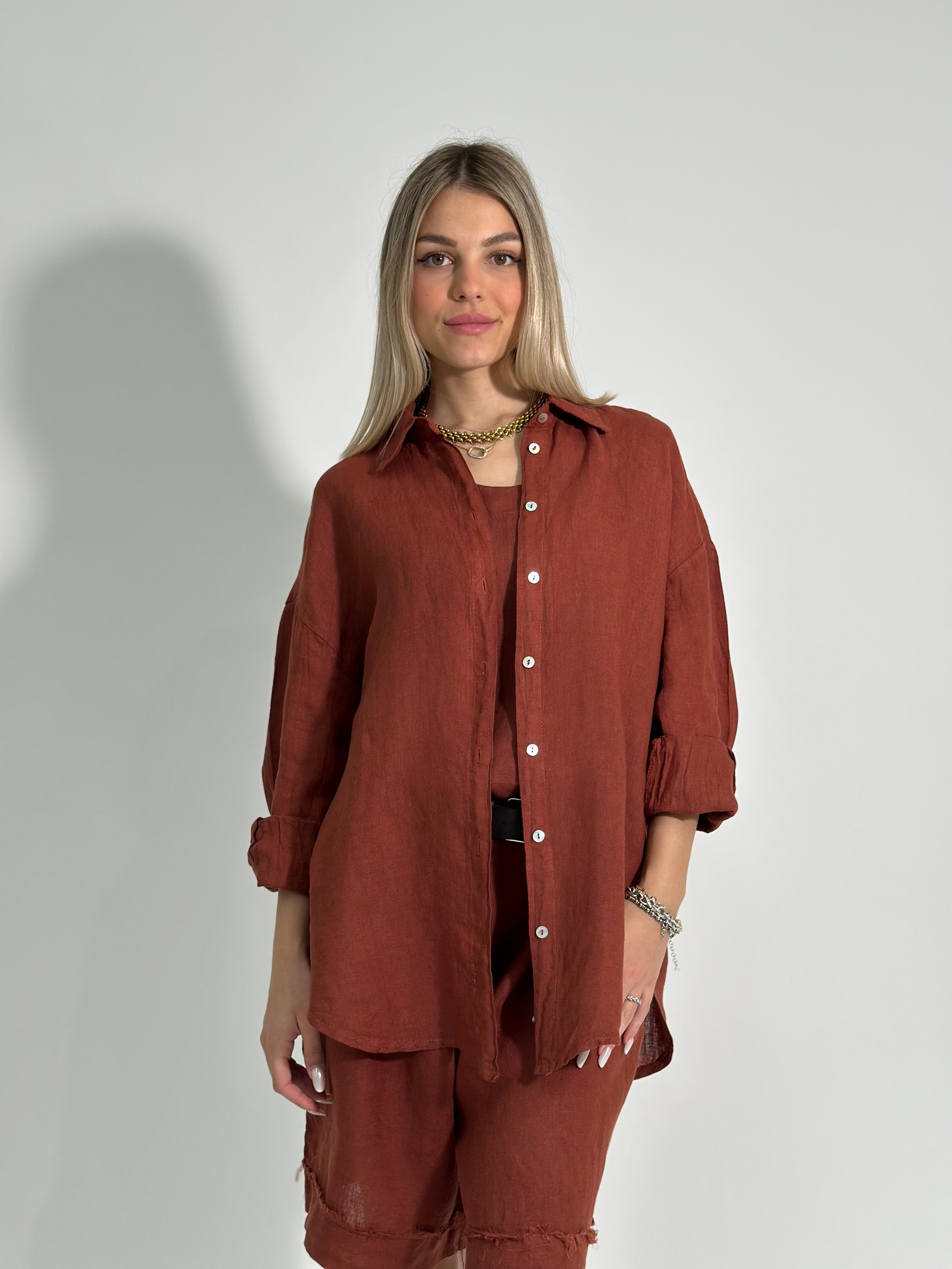 Camicia lino 10707