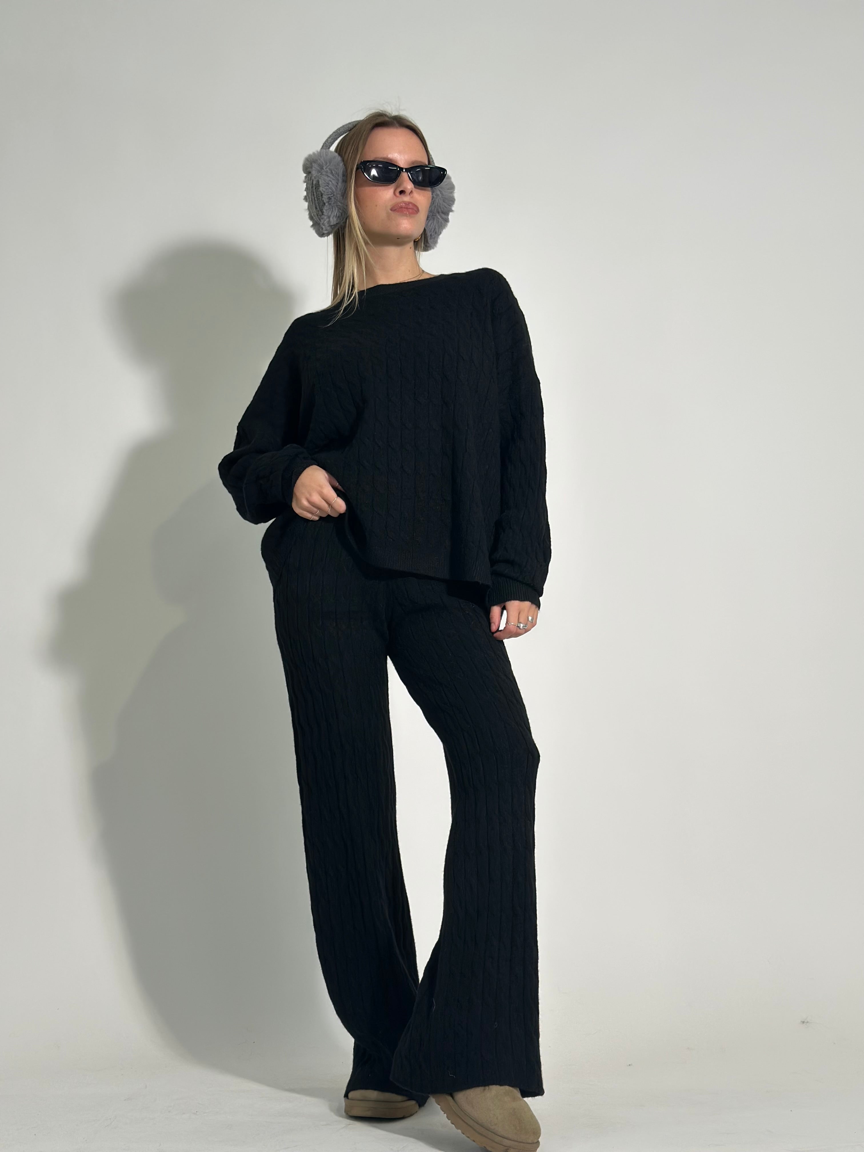 Completo maglia treccia QF9876 3+1 OMAGGIO