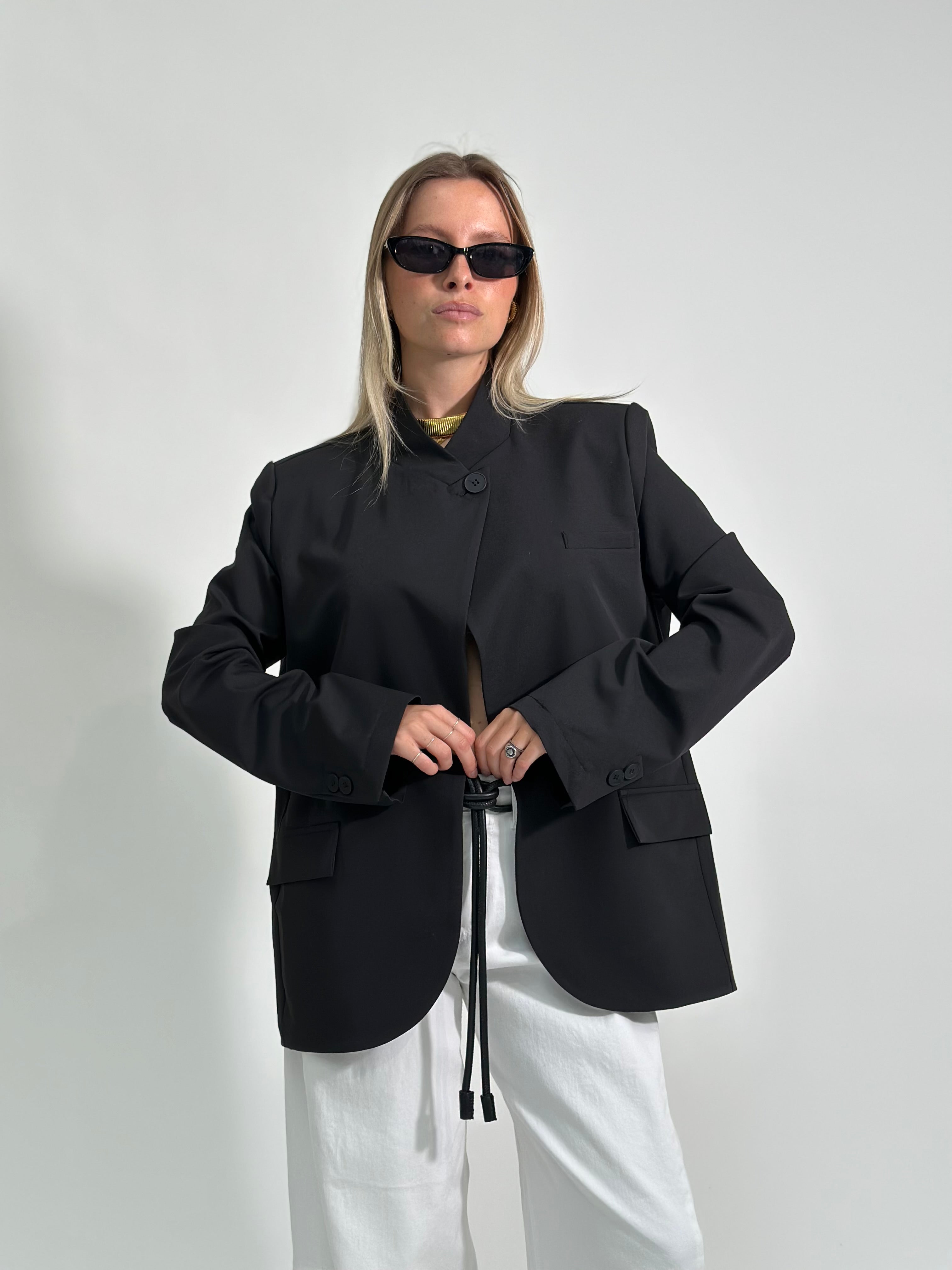 Giacca bottoni 28460 NERO