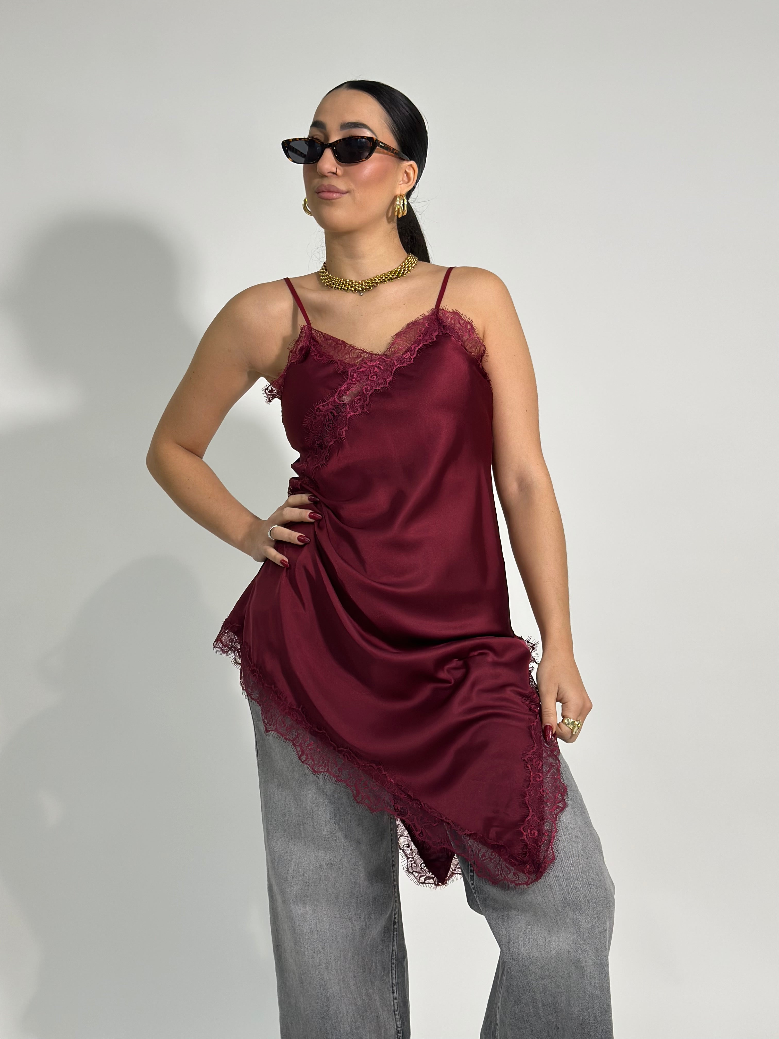 Top maxi diagonale 25421