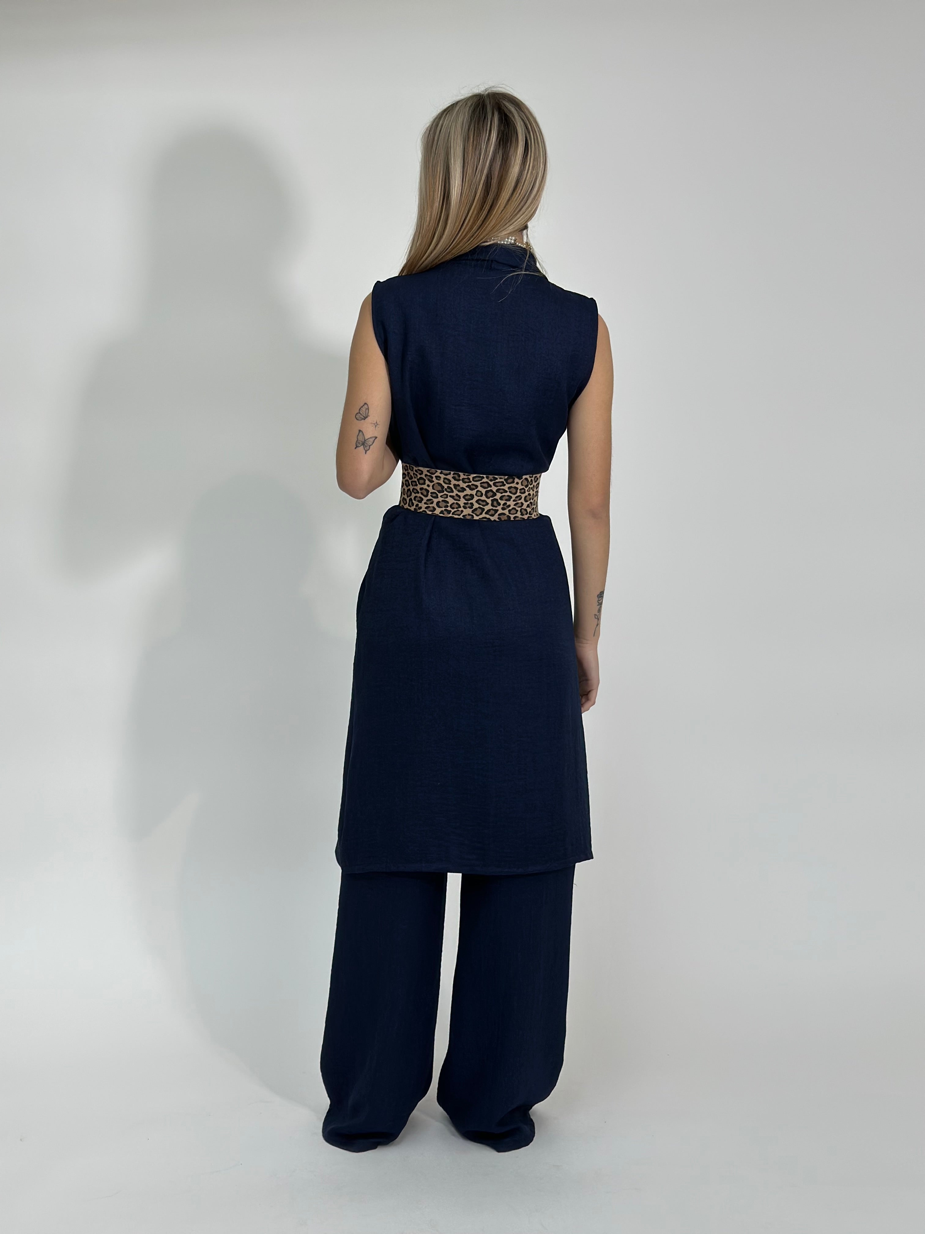 Completo smanicato 90487 BLU
