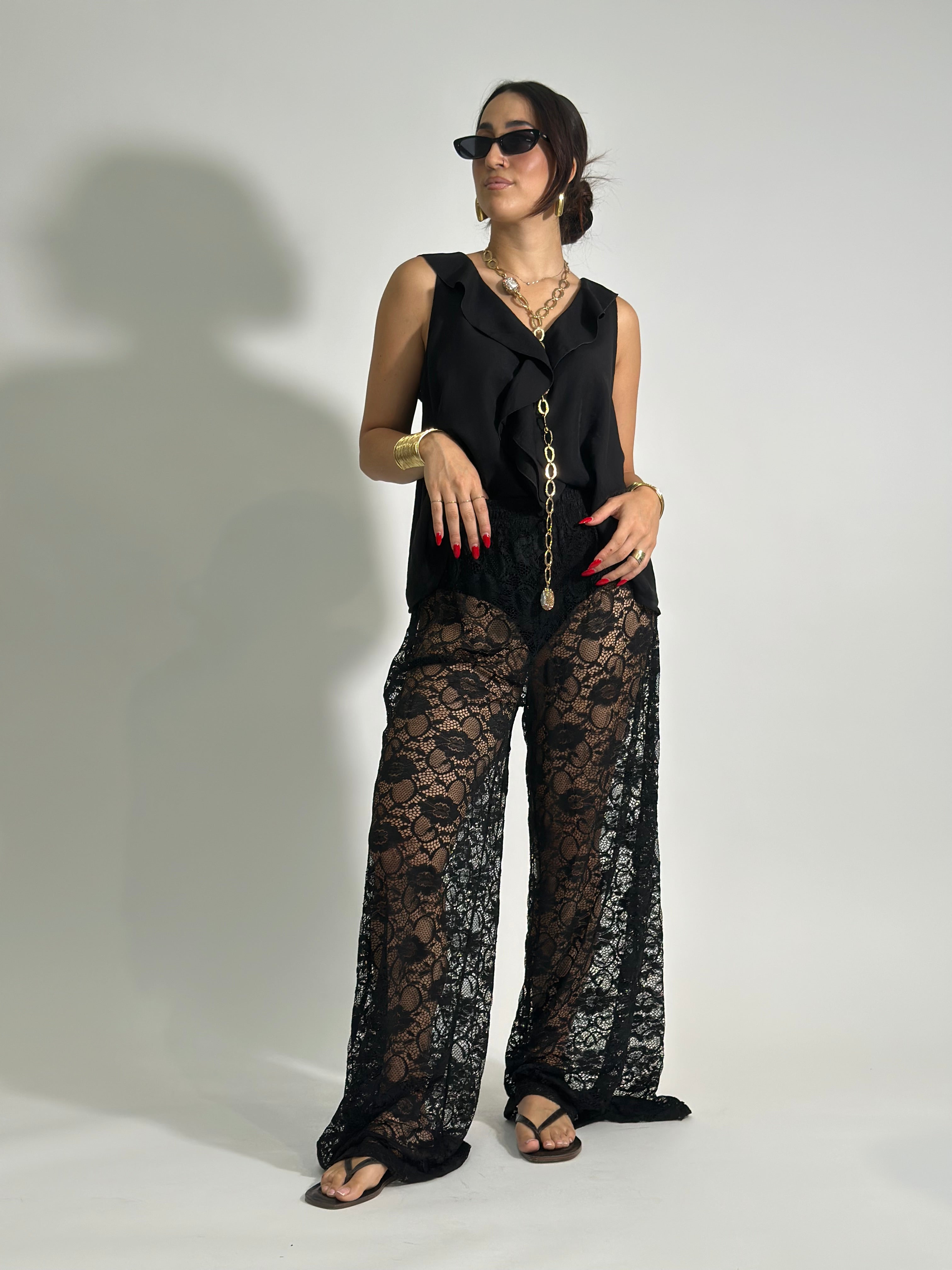 Pantalone pizzo 3149 NERO