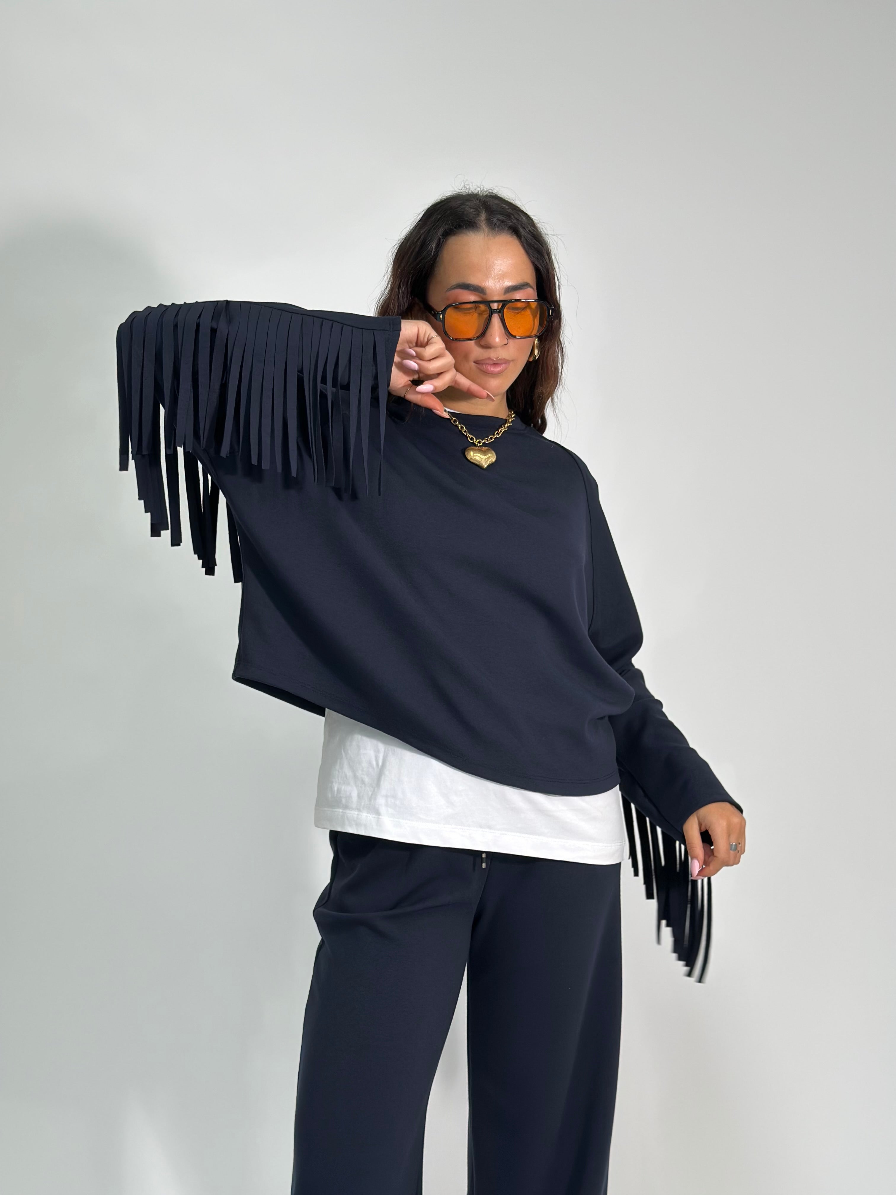 Completo frange 11792 BLU