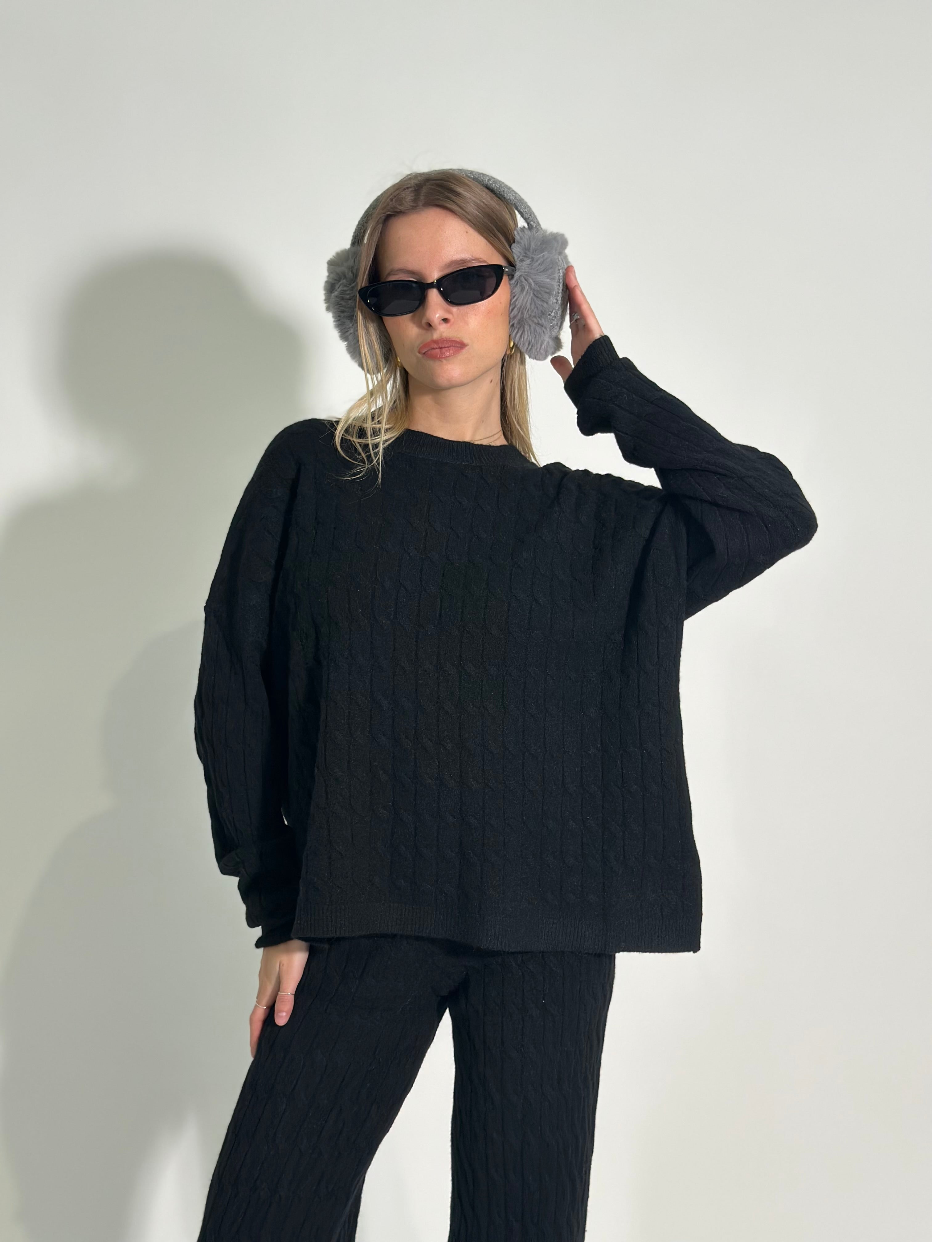 Completo maglia treccia QF9876 3+1 OMAGGIO