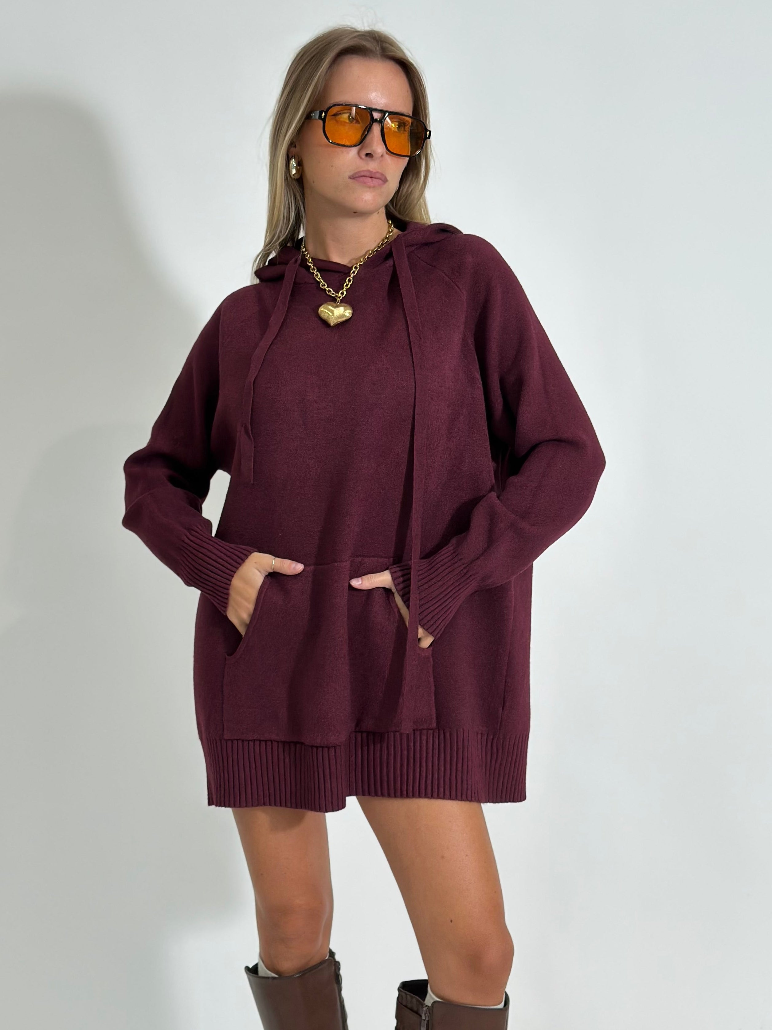 Maglia Felpa 5351 BURGUNDY
