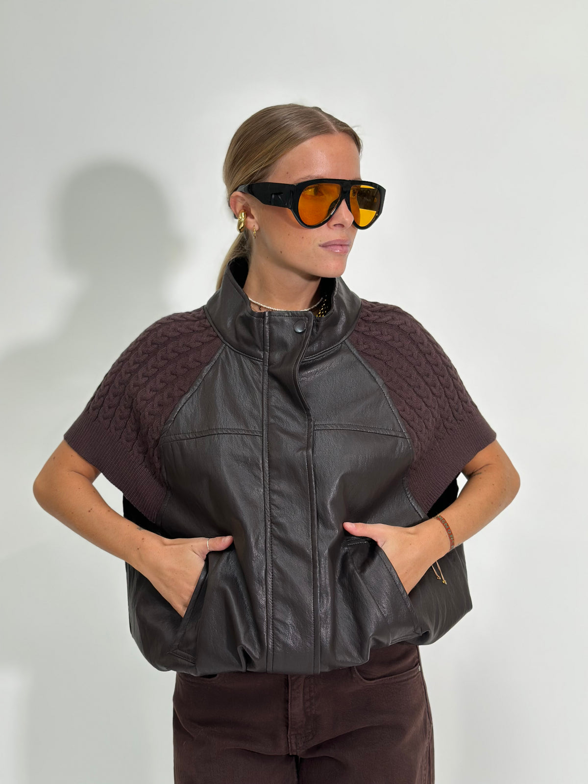 Gilet ecopelle M1357