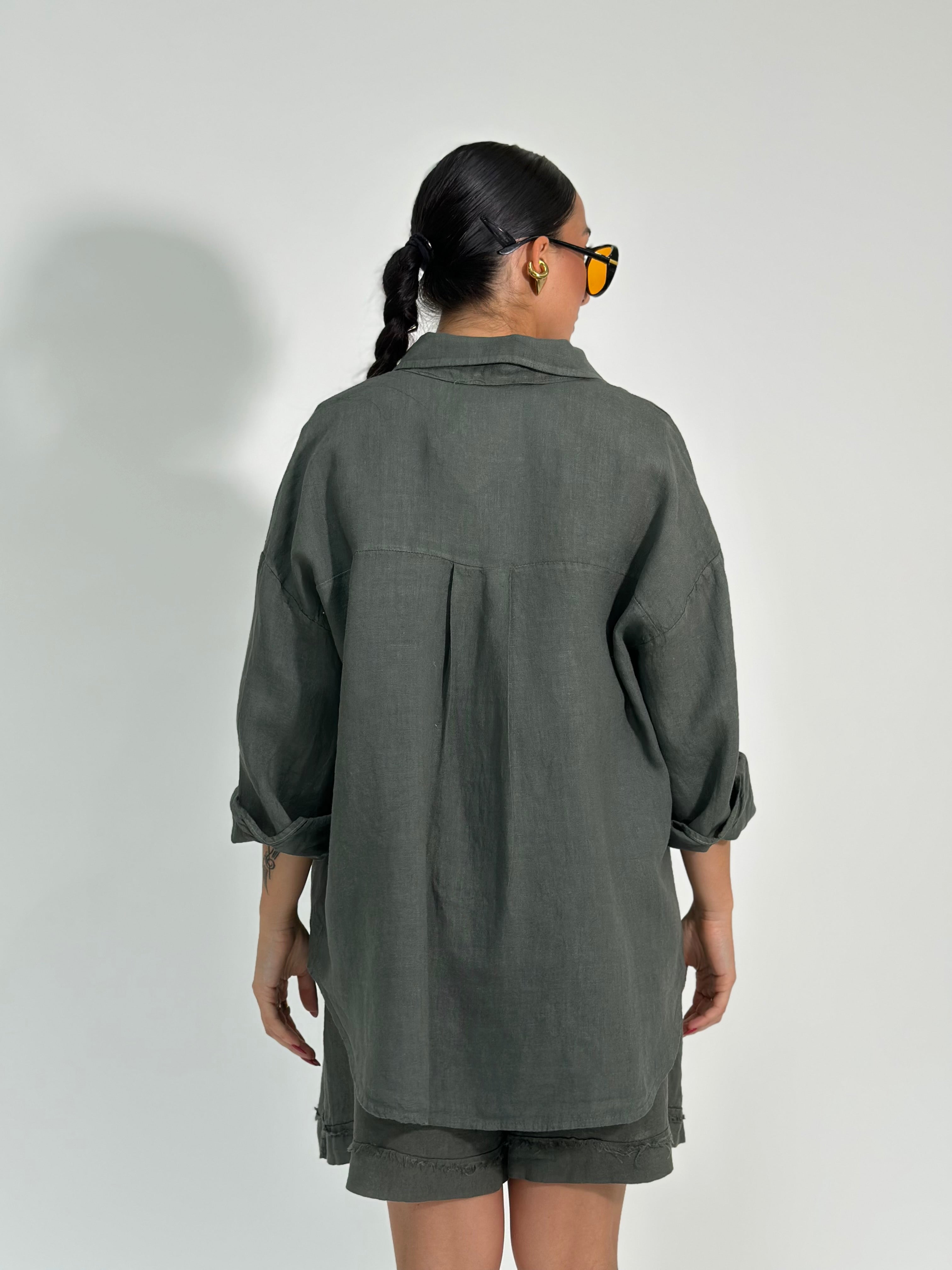 Camicia lino 10707