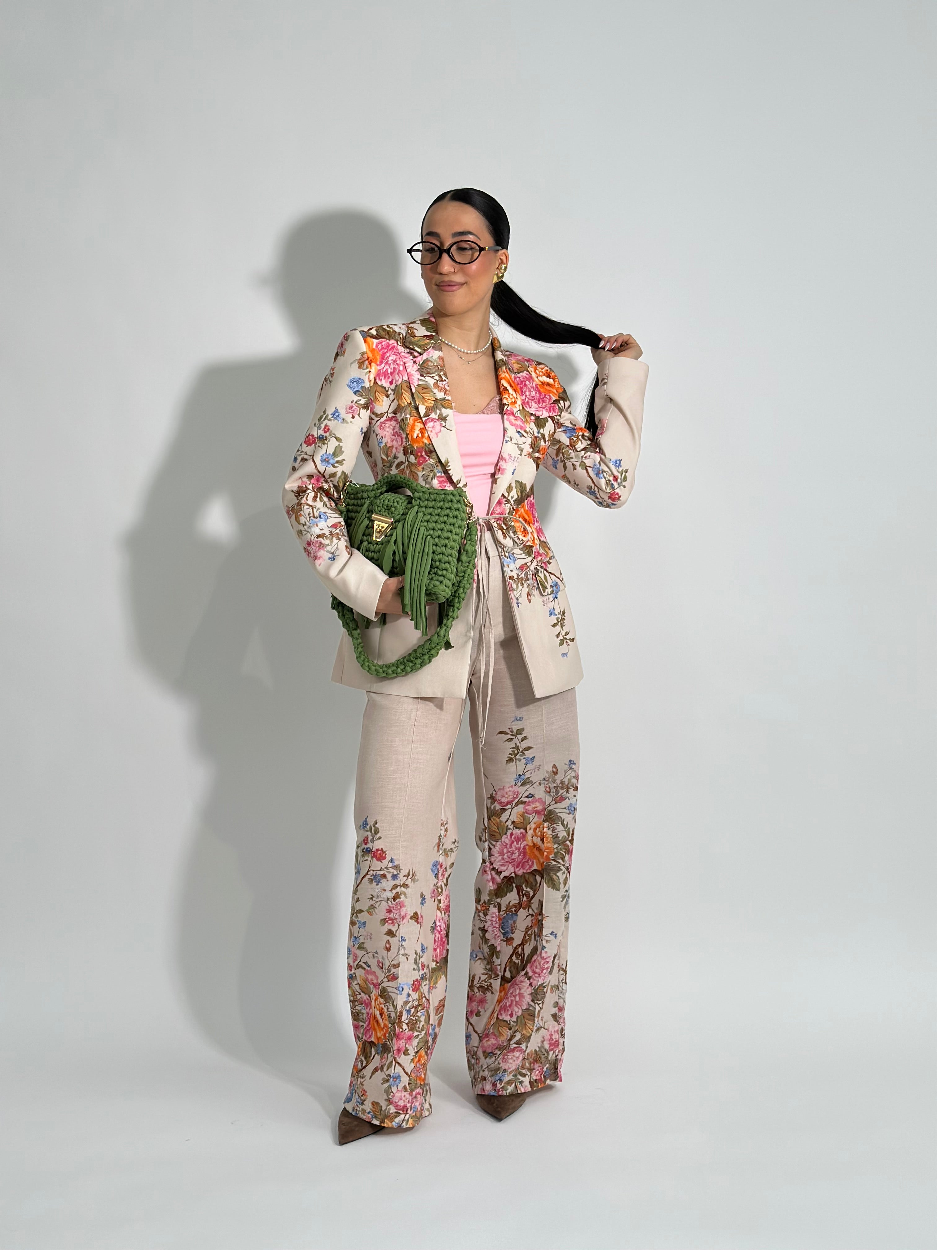 Giacca fiori 5417