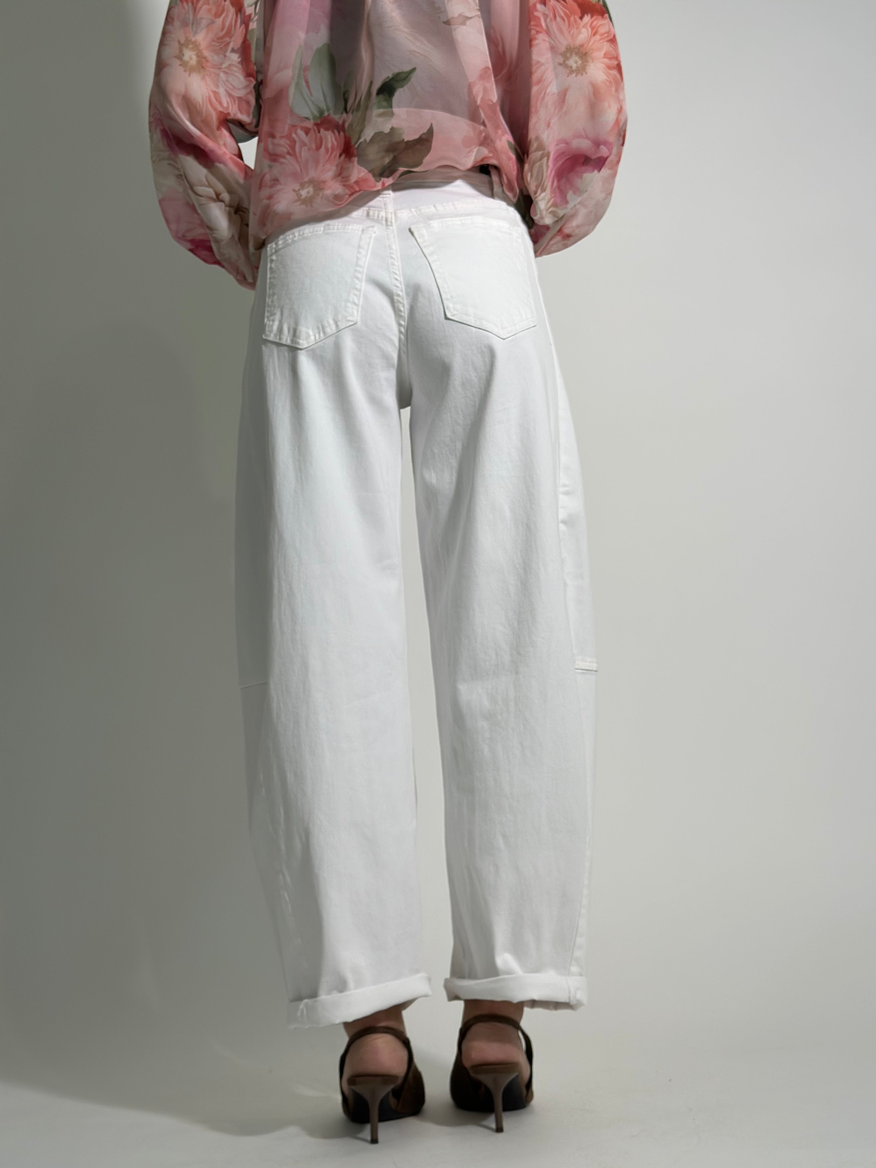 Jeans baloon NEW 8072 BIANCO