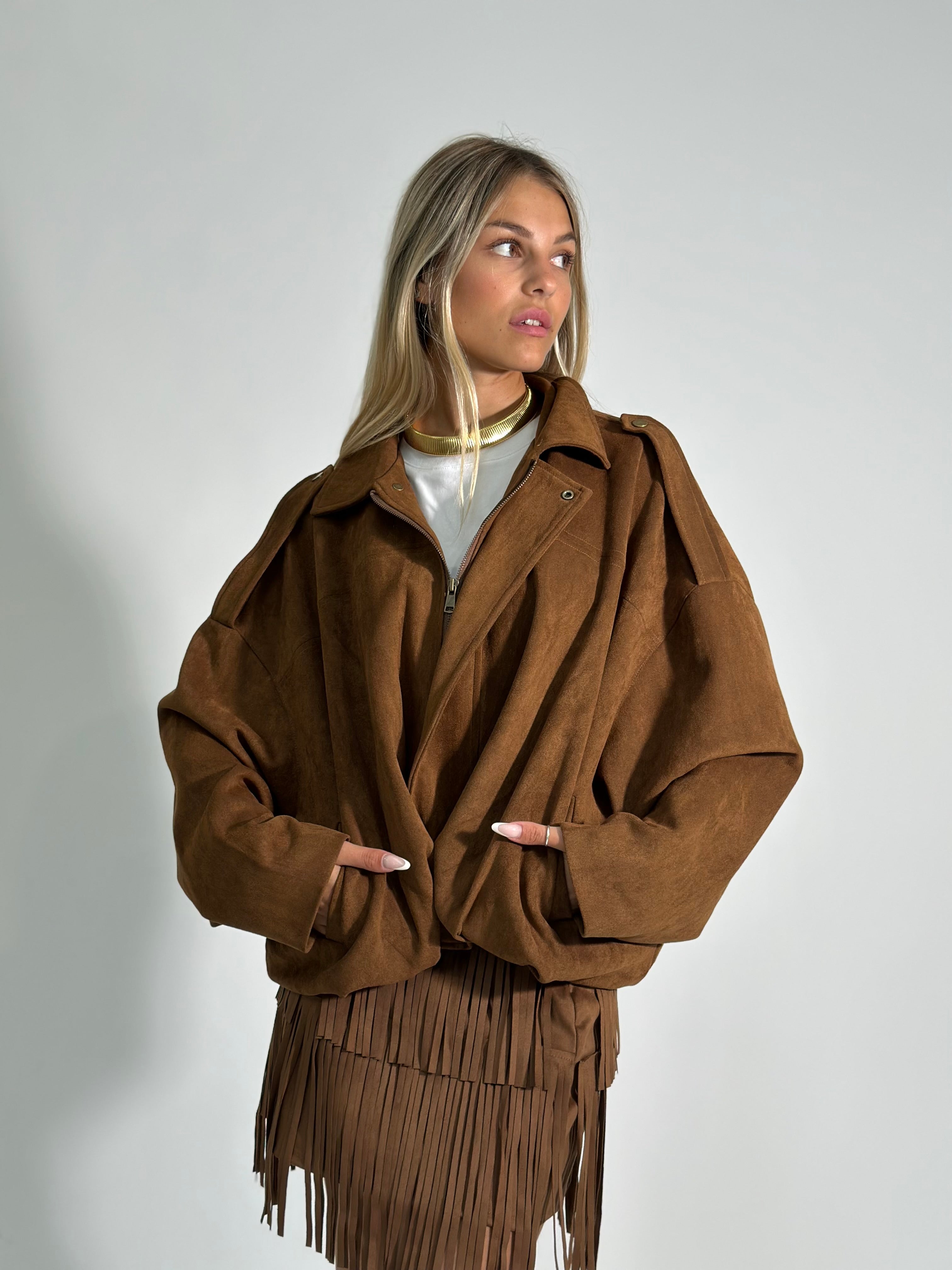 Giacca bomber TR25013 CAMEL