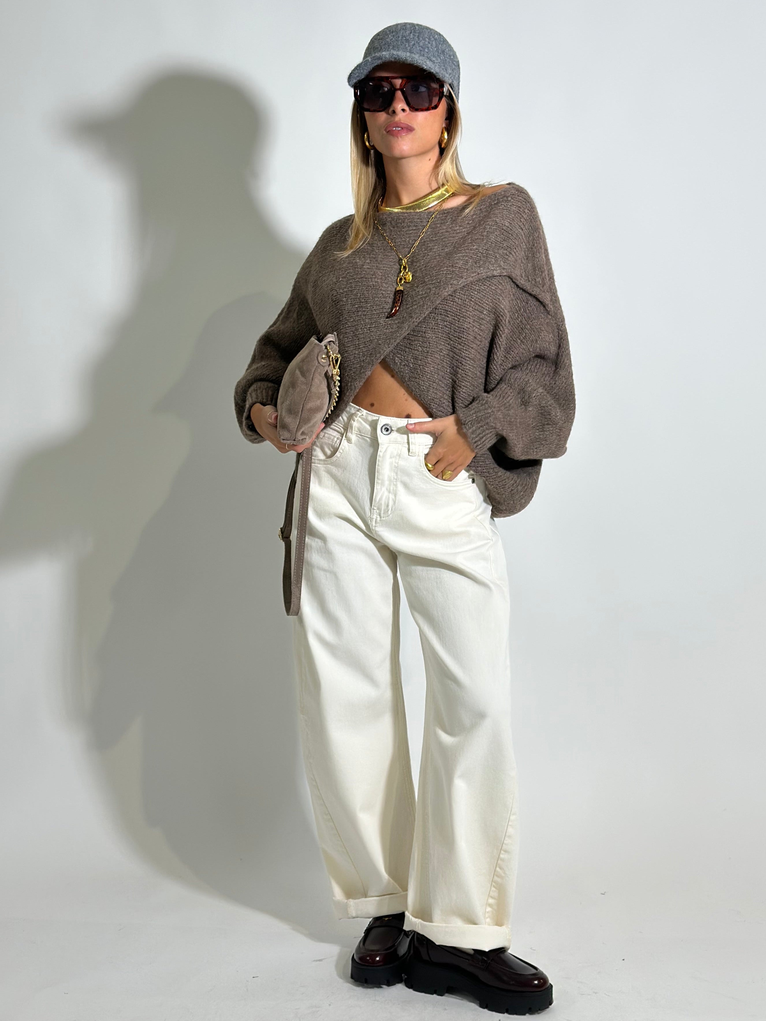 Pantalone baloon 9285 PANNA