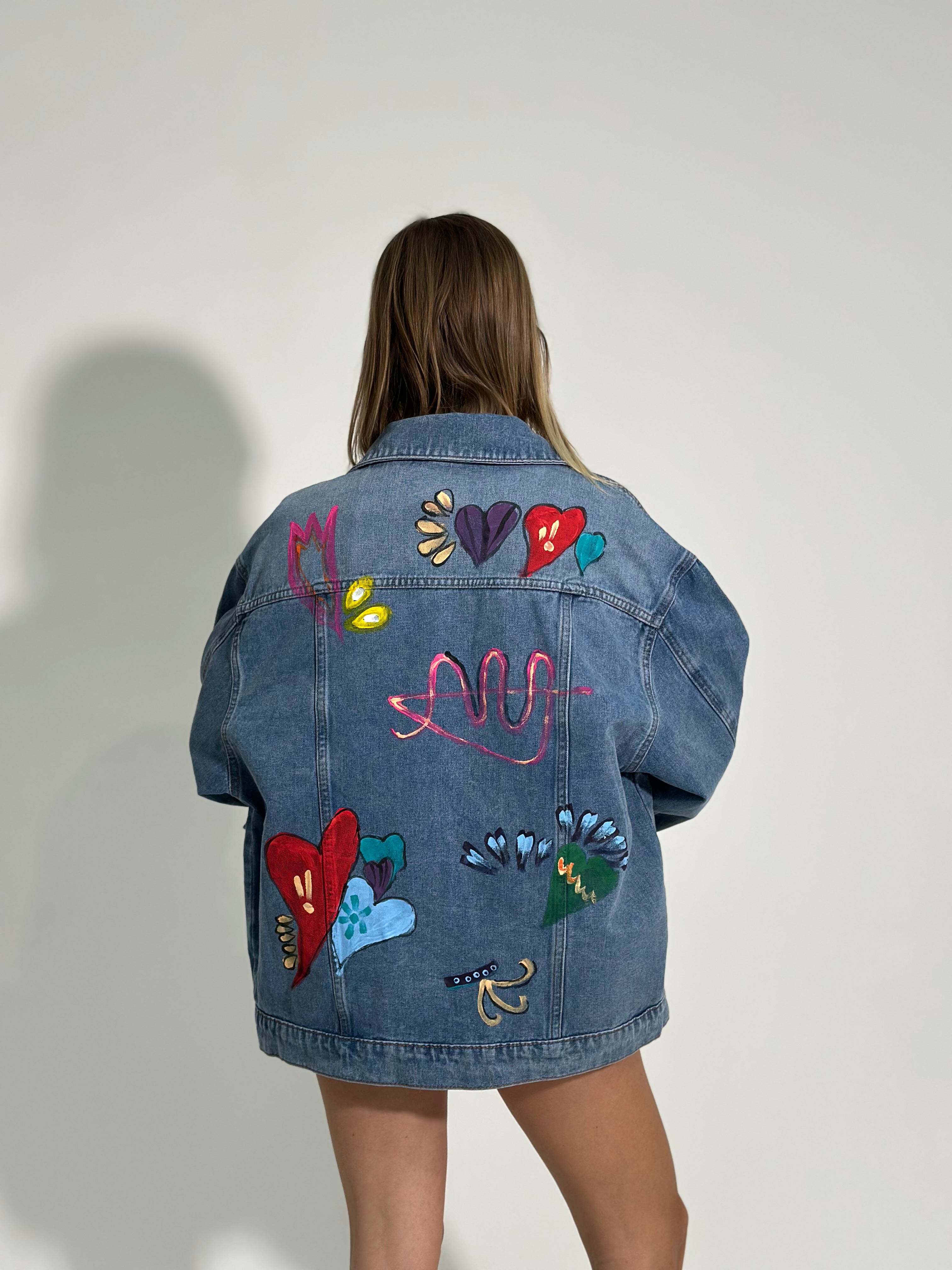 Giacca denim love 20118