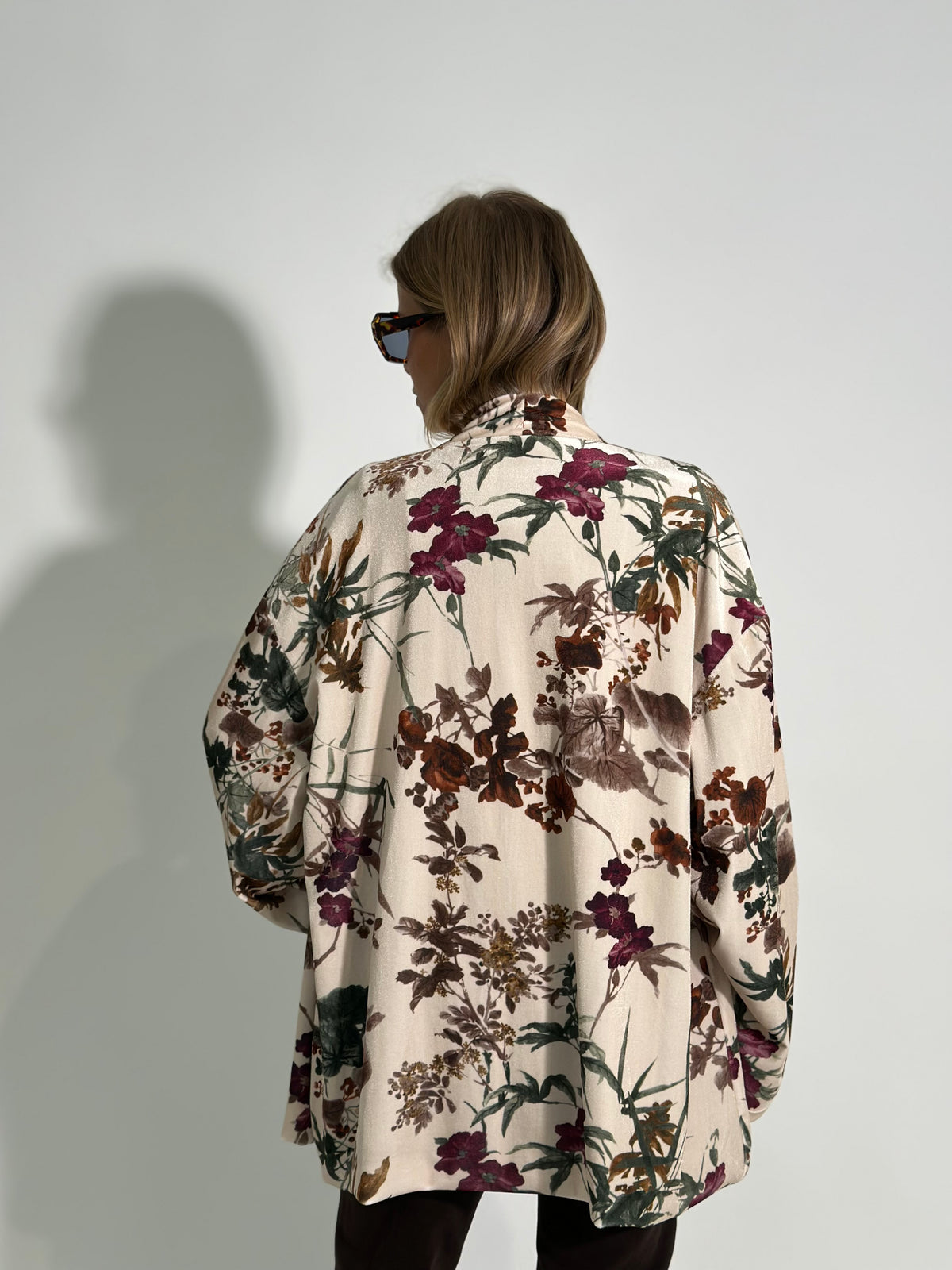 Kimono velvet 6515 PANNA