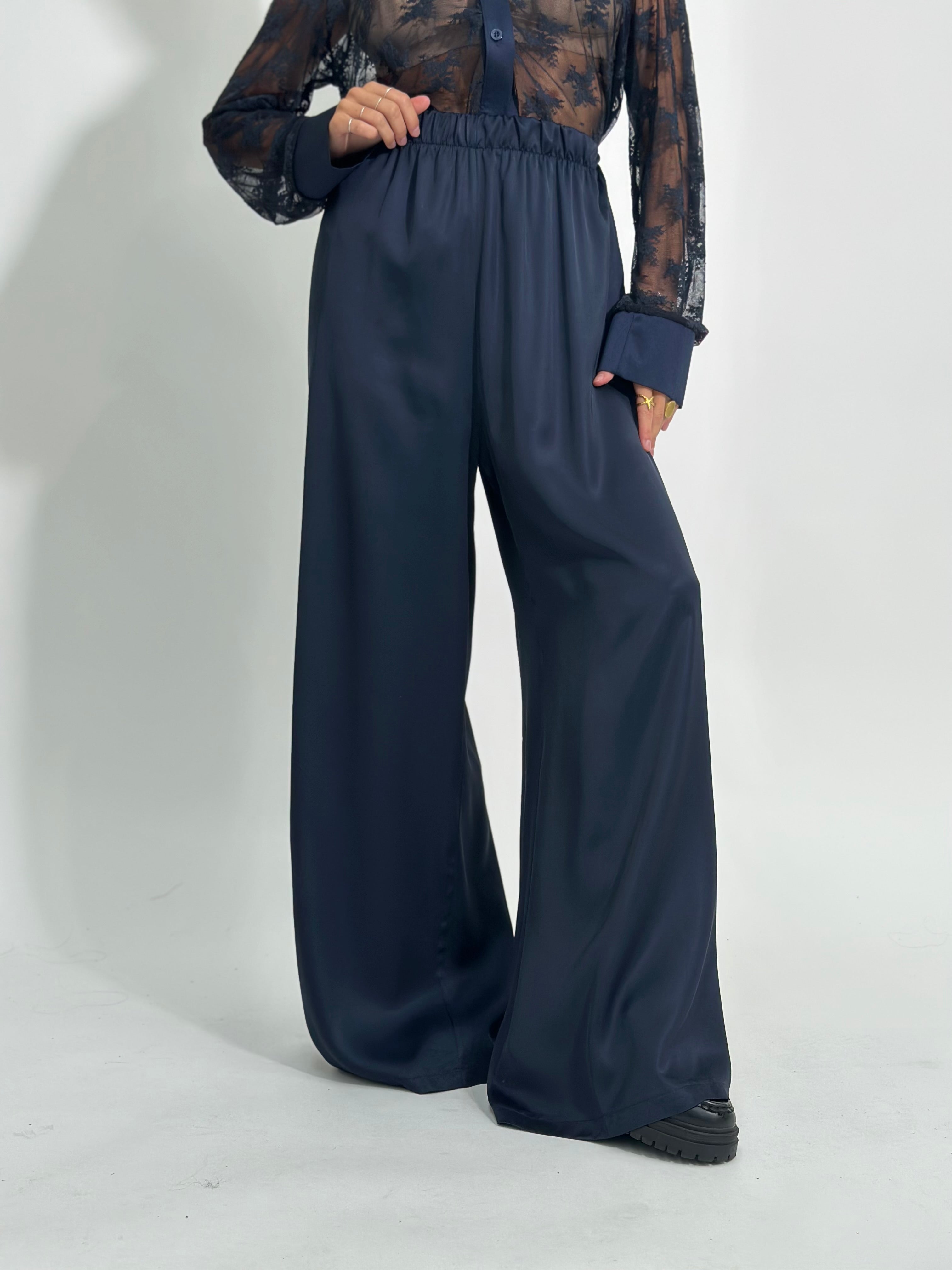 Pantalone fluido 2577 BLU