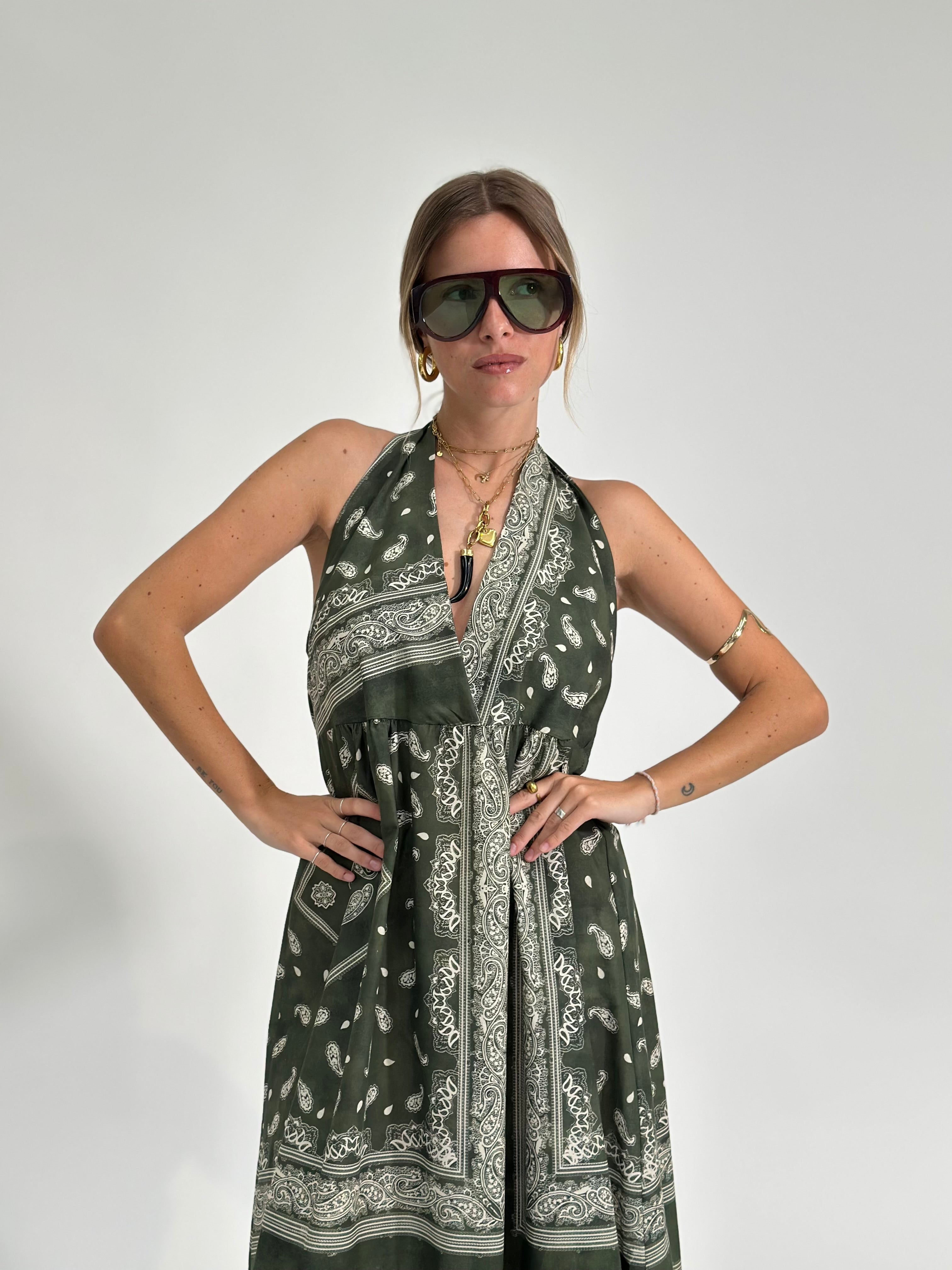 Abito bandana 3991 VERDE