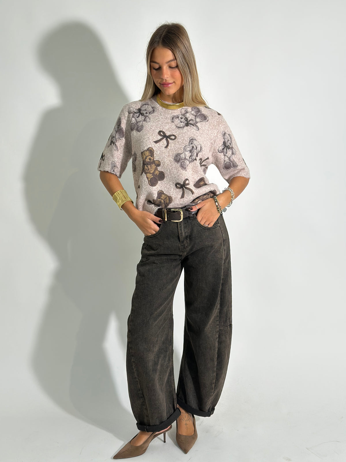 Jeans barrel 9260-10 DOUBLE BROWN