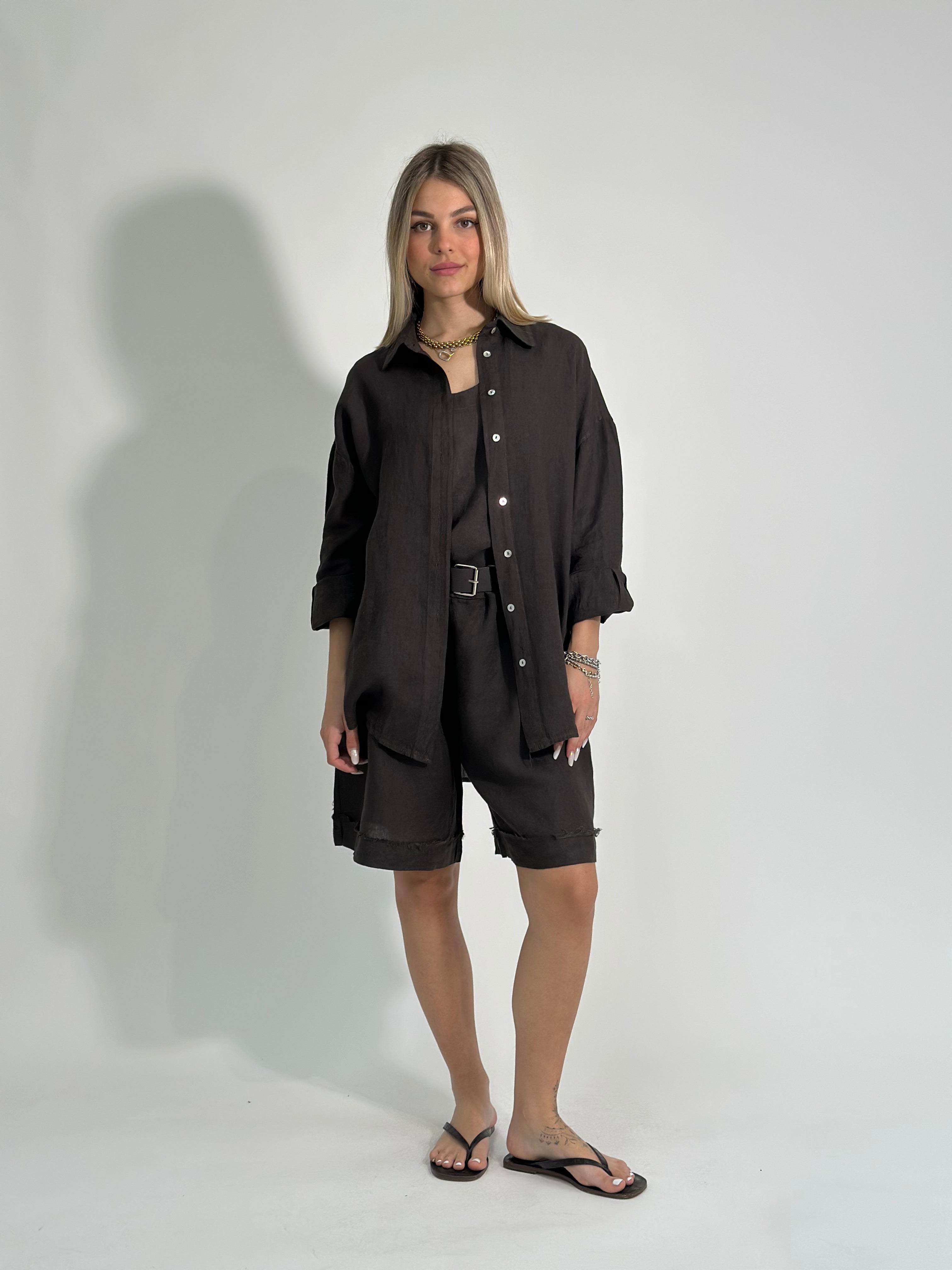 Camicia lino 10707