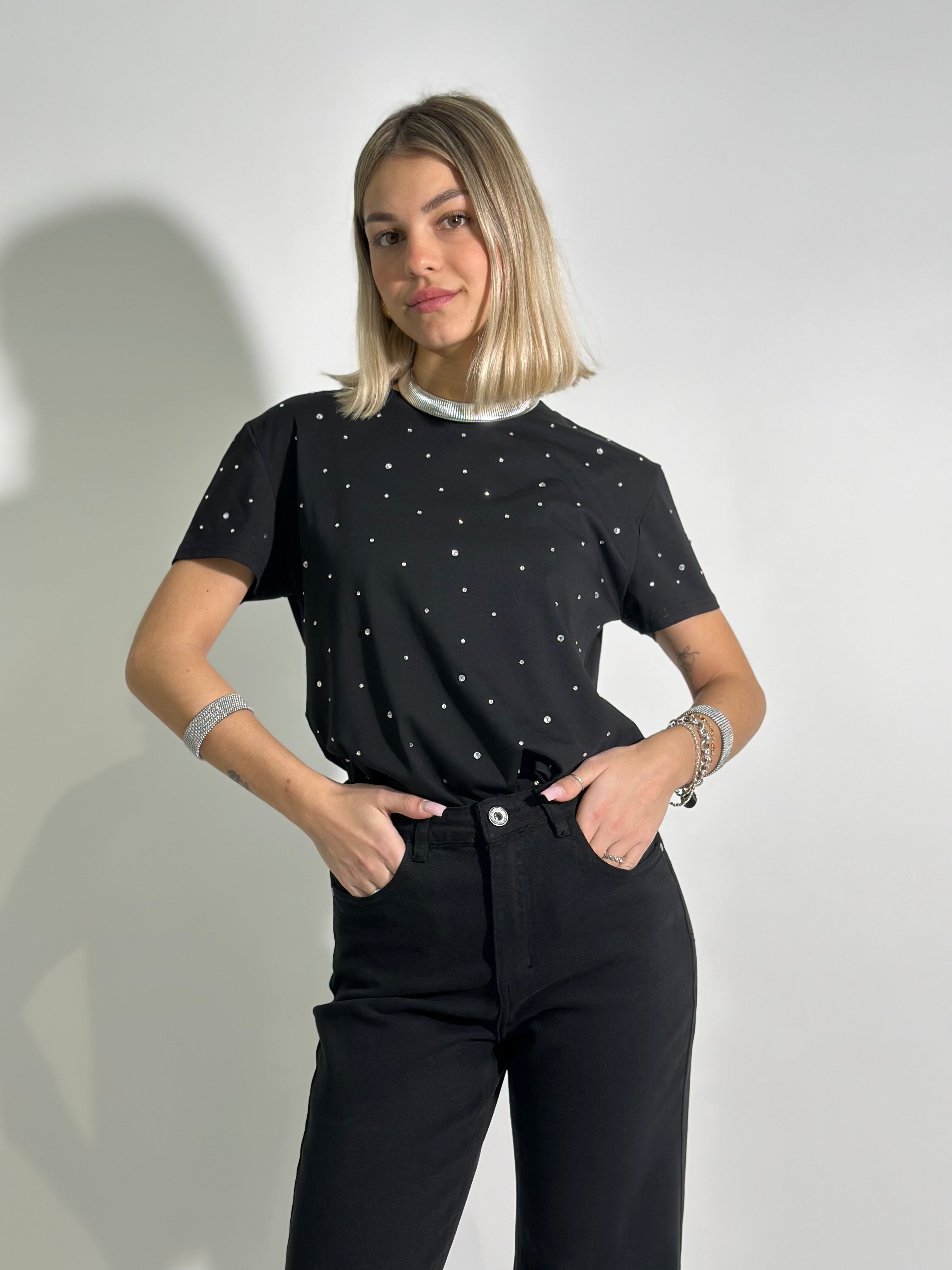 T-shirt strass JK89