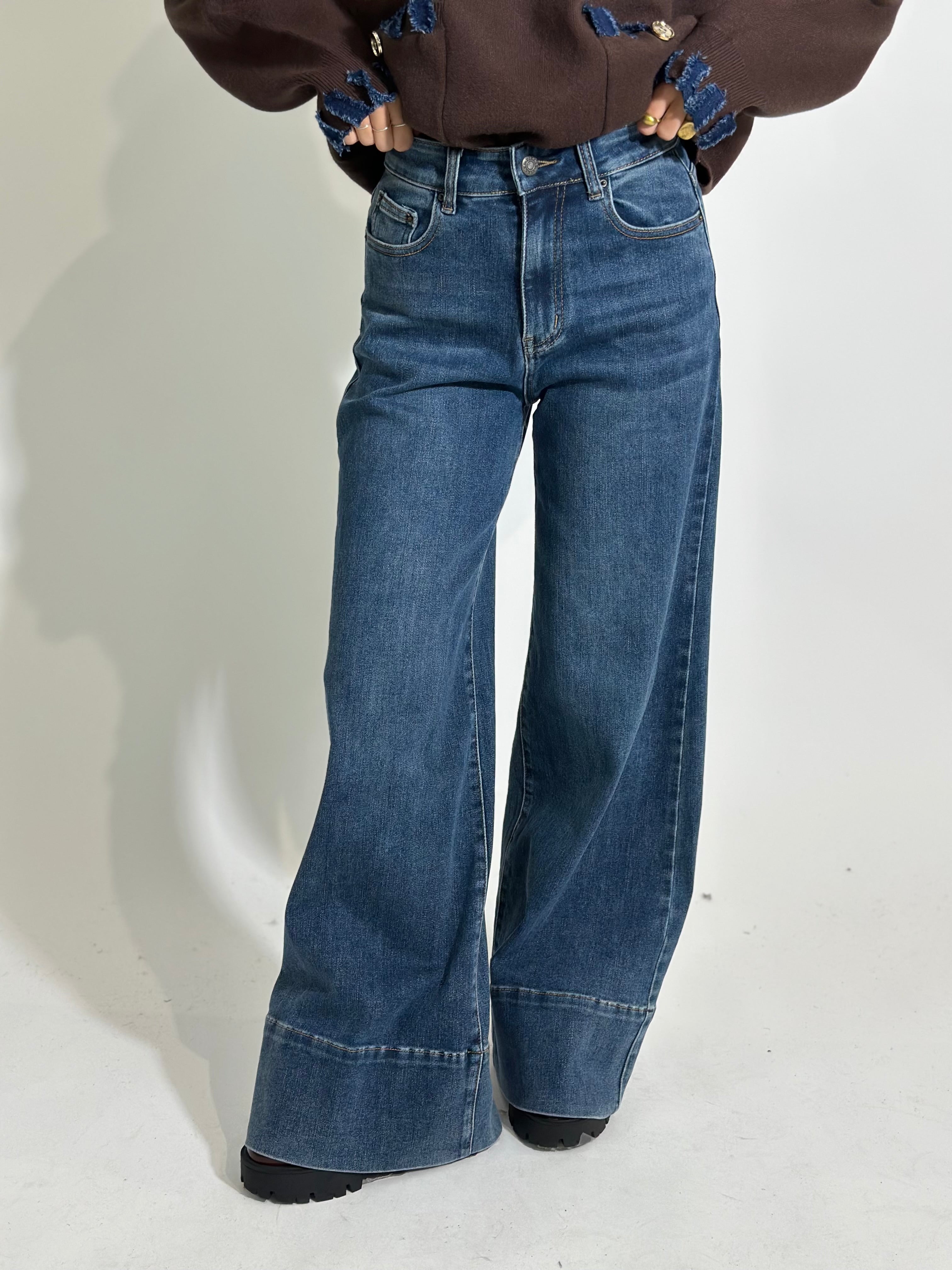Jeans risvolto P281-1