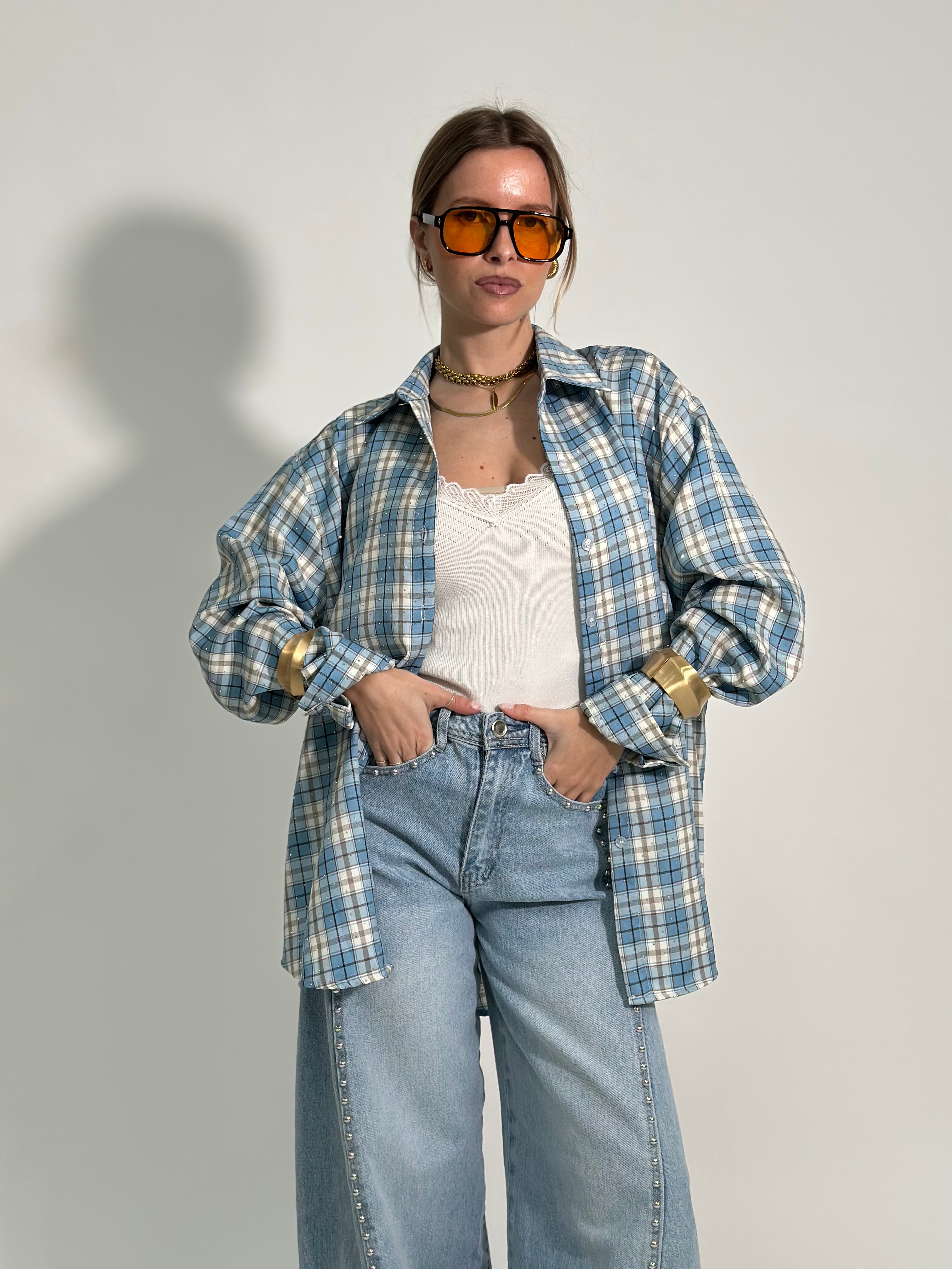 Camicia madras brillantino 2513