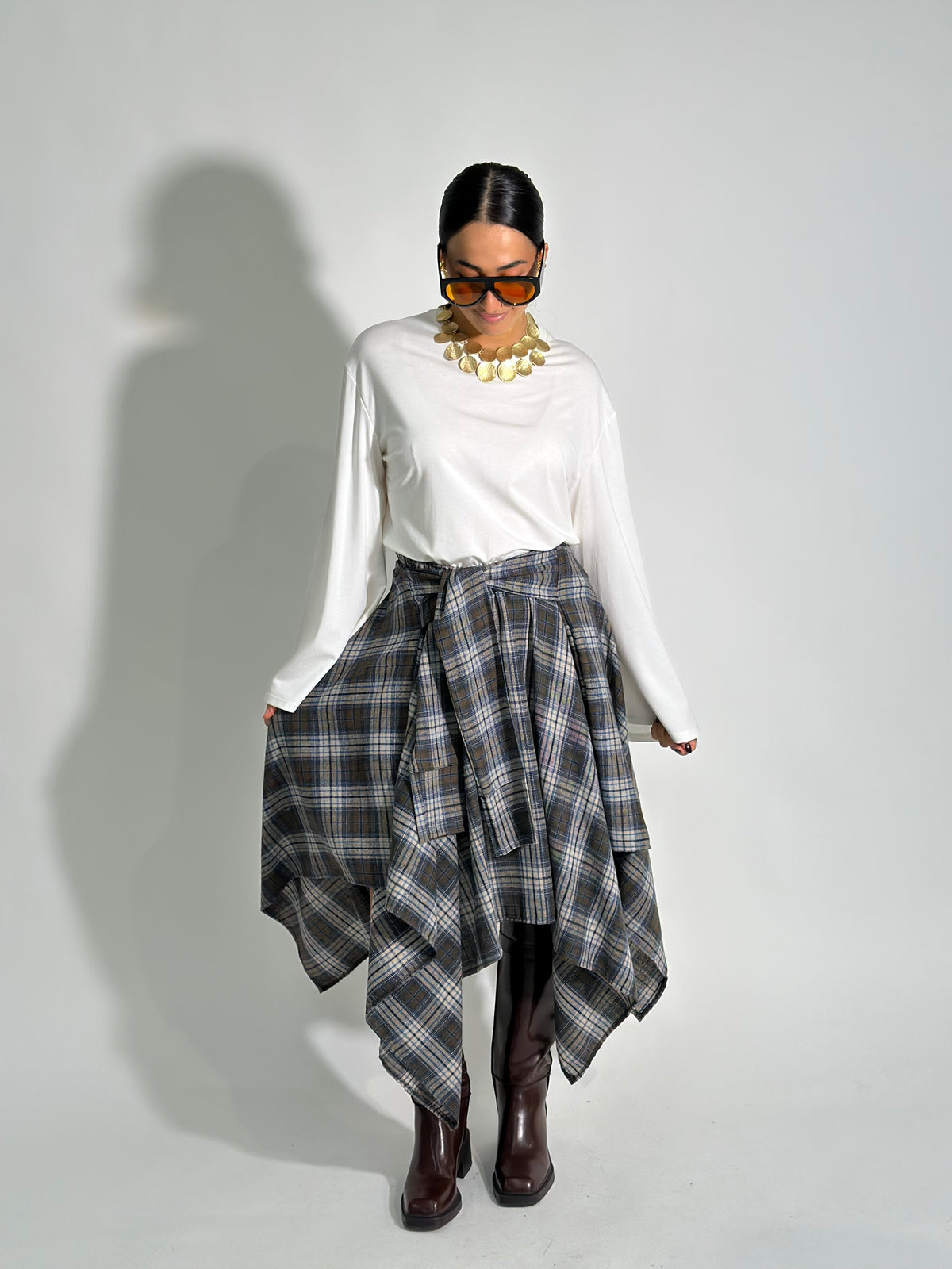 Gonna camicia longuette 8086