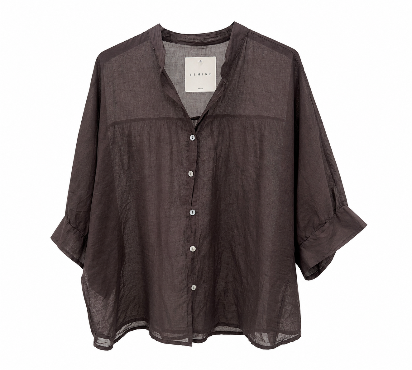 Camicia scatoletta 5568 MOKA
