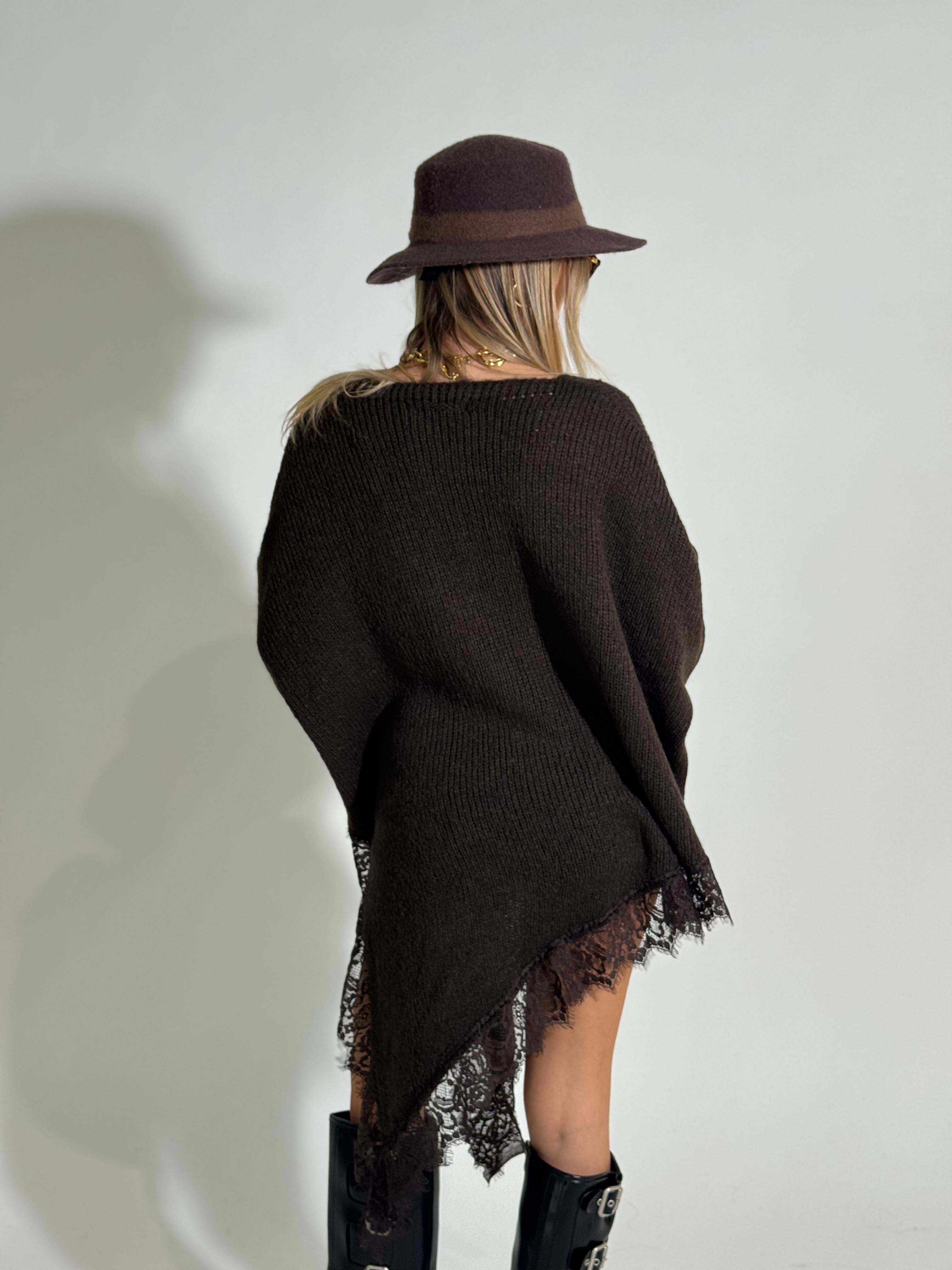 Maglia diagonale pizzo 25743