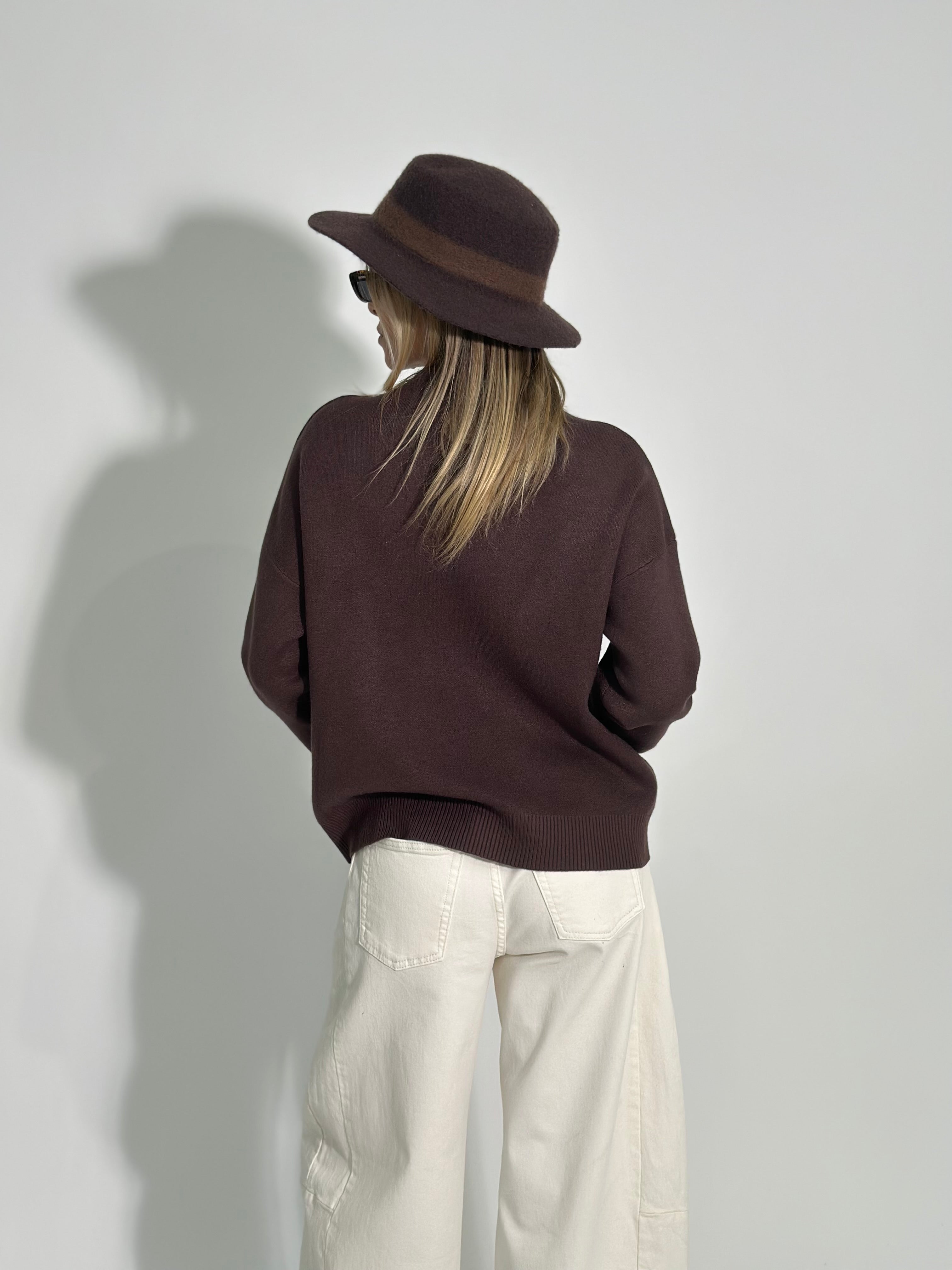 Maglia teddy sciarpa 8089