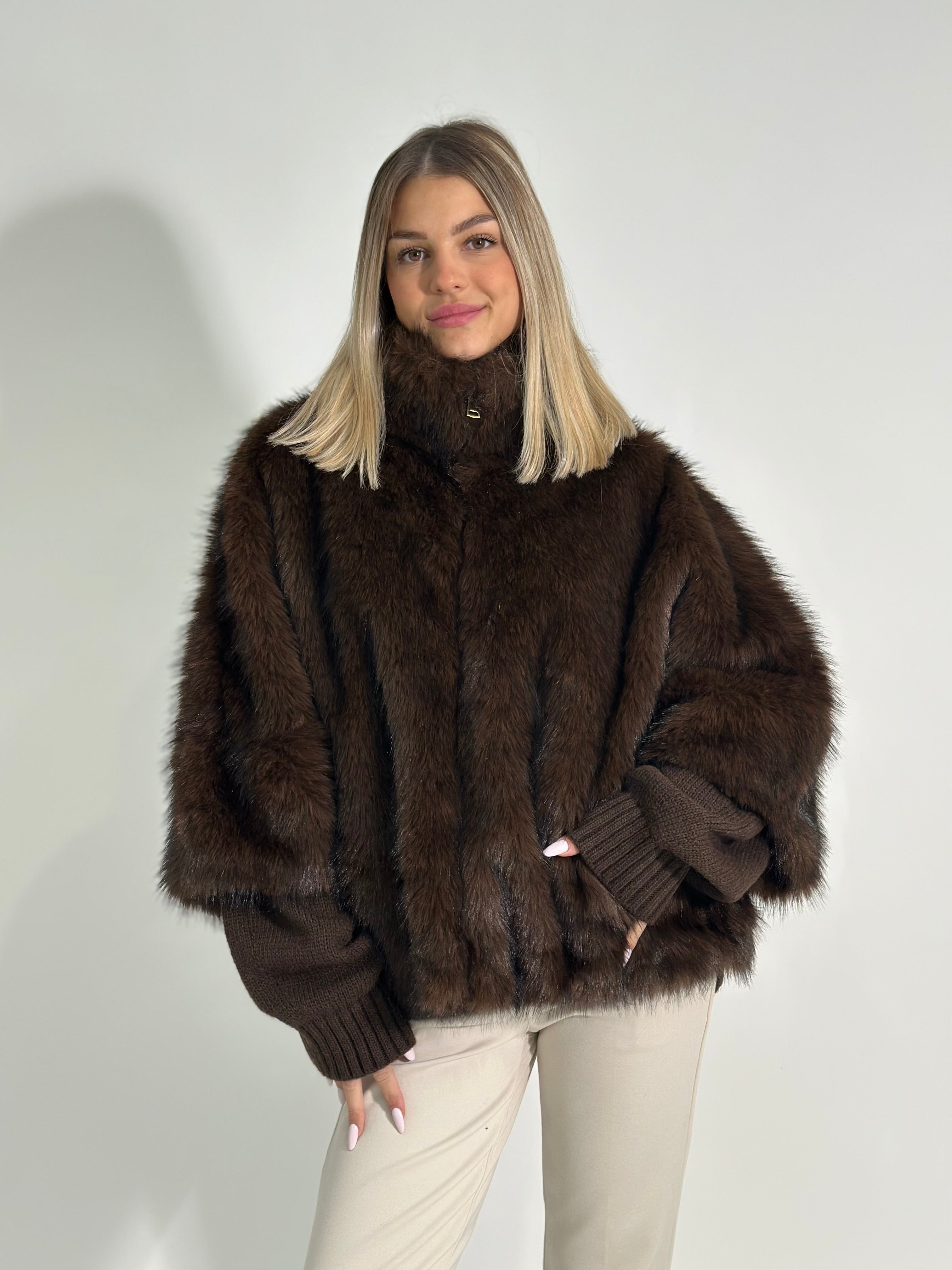 Pelliccia Y0230 MORO