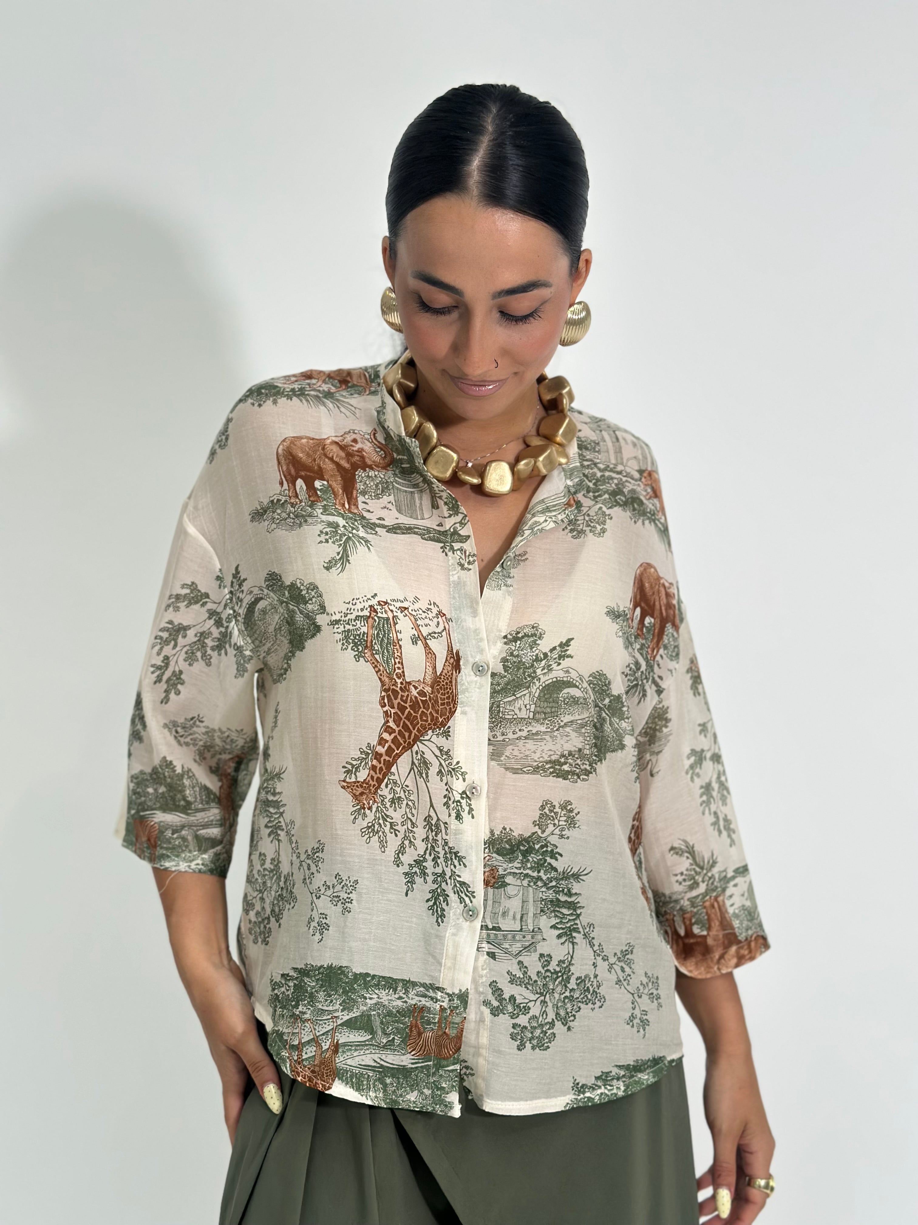 Camicia misto seta 9577