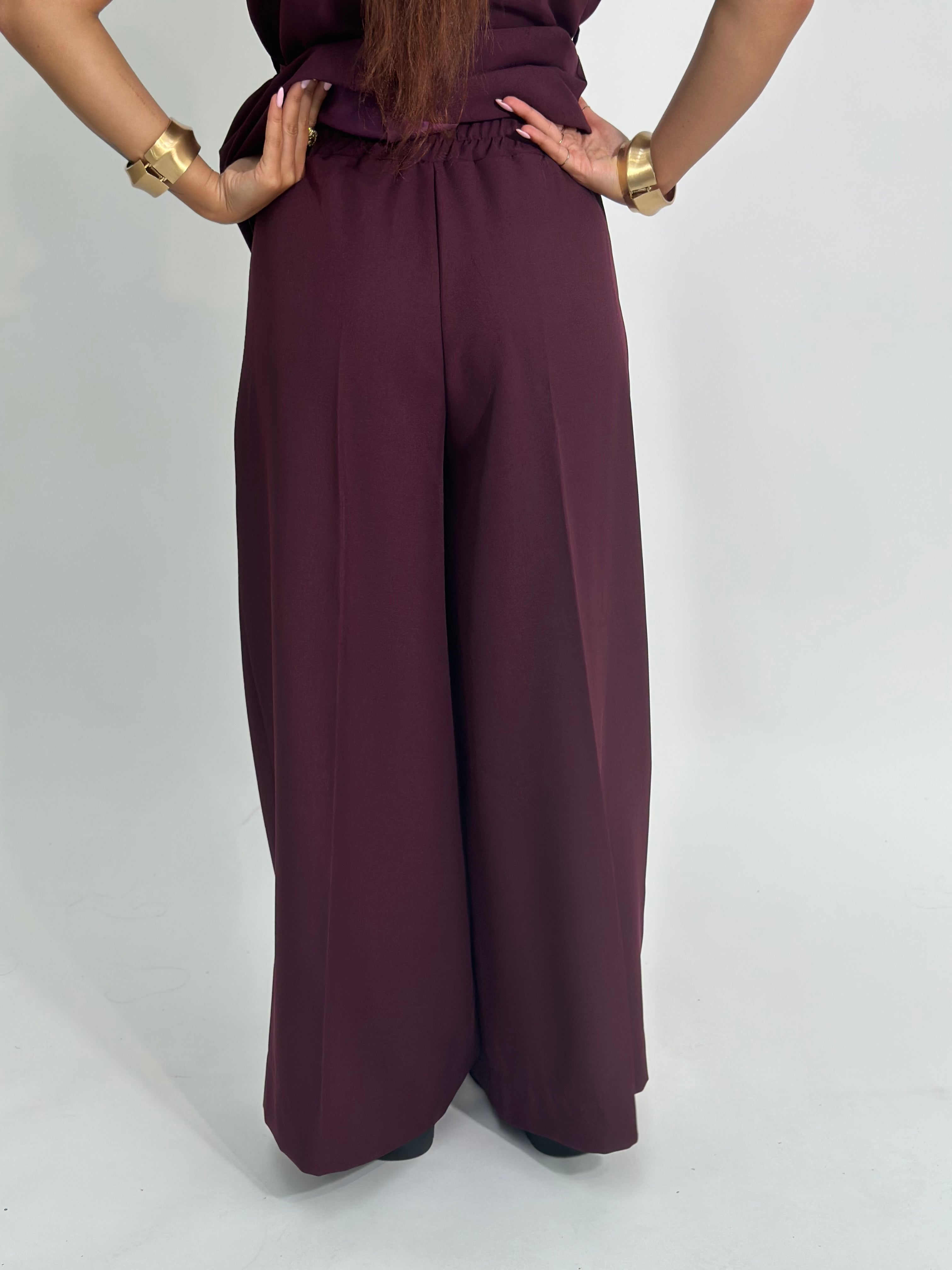 Completo gilet 18786 BORDO'