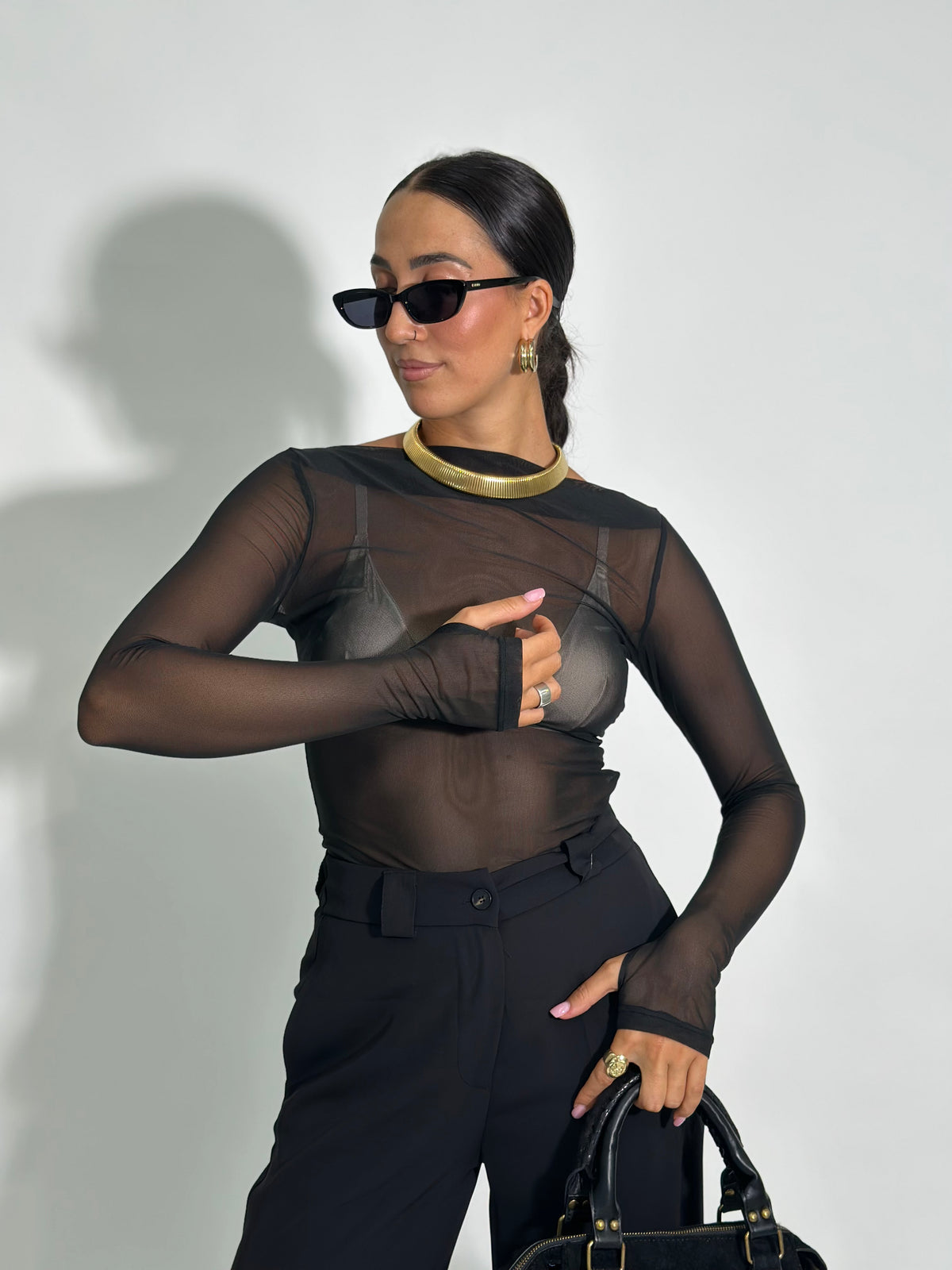 Maglia guantino microrete 26454