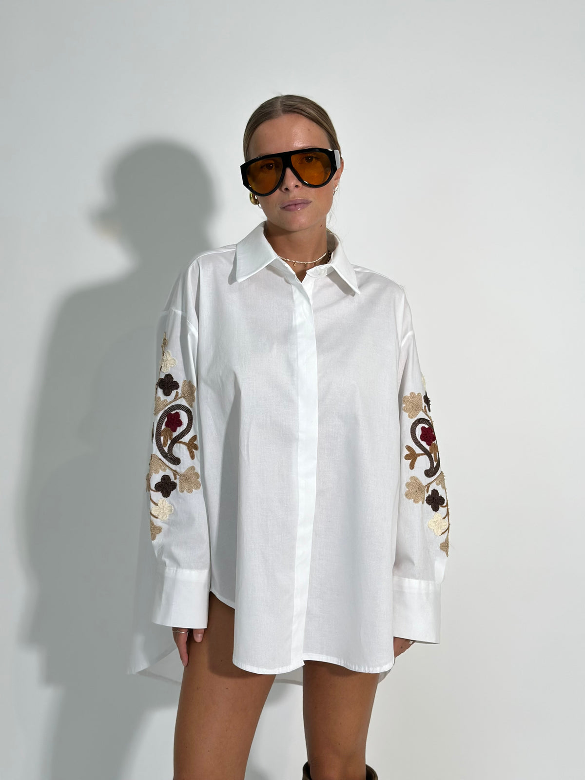 Camicia ricamo 22382