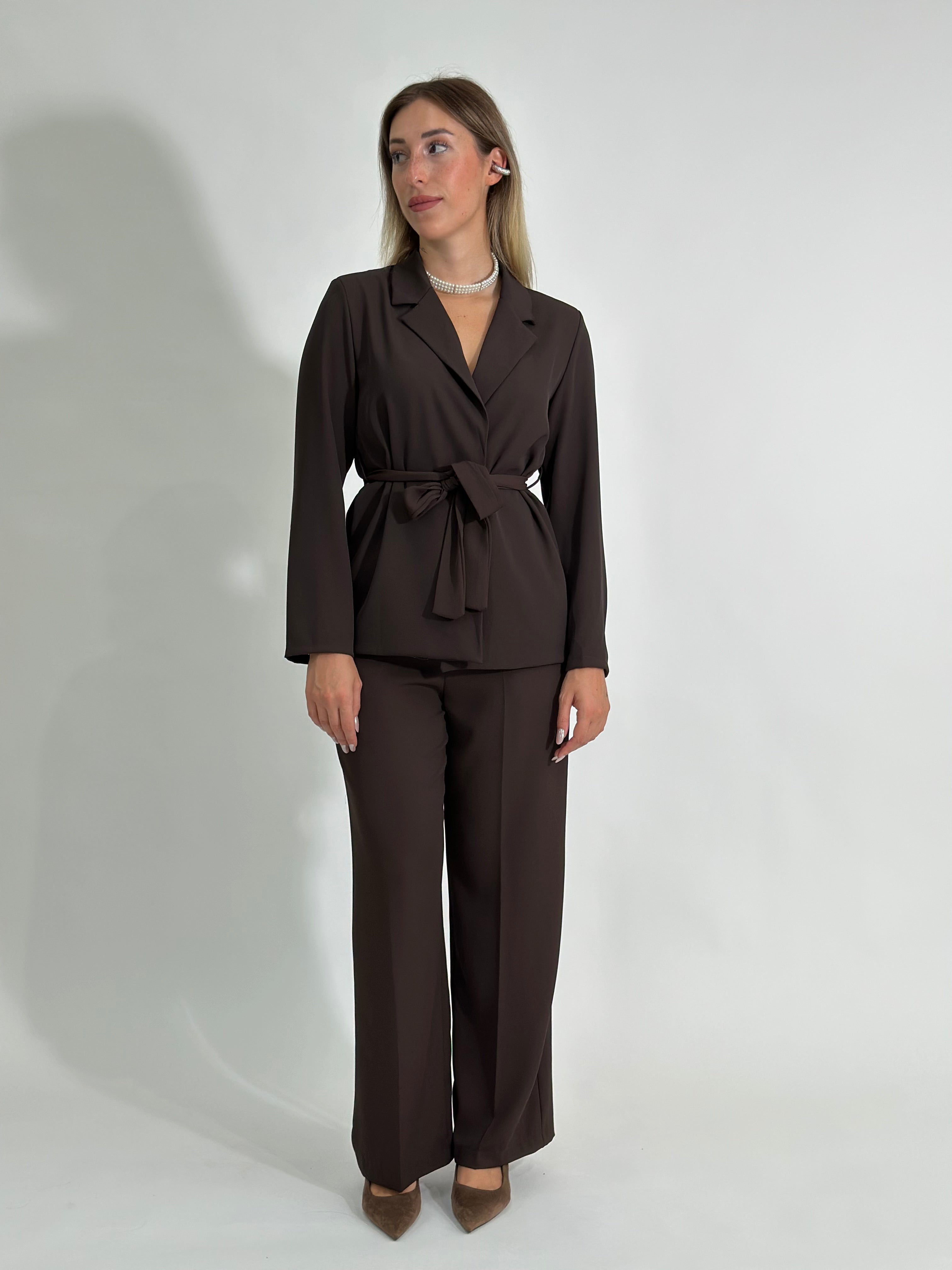 Pantalone fluido 7270 MORO