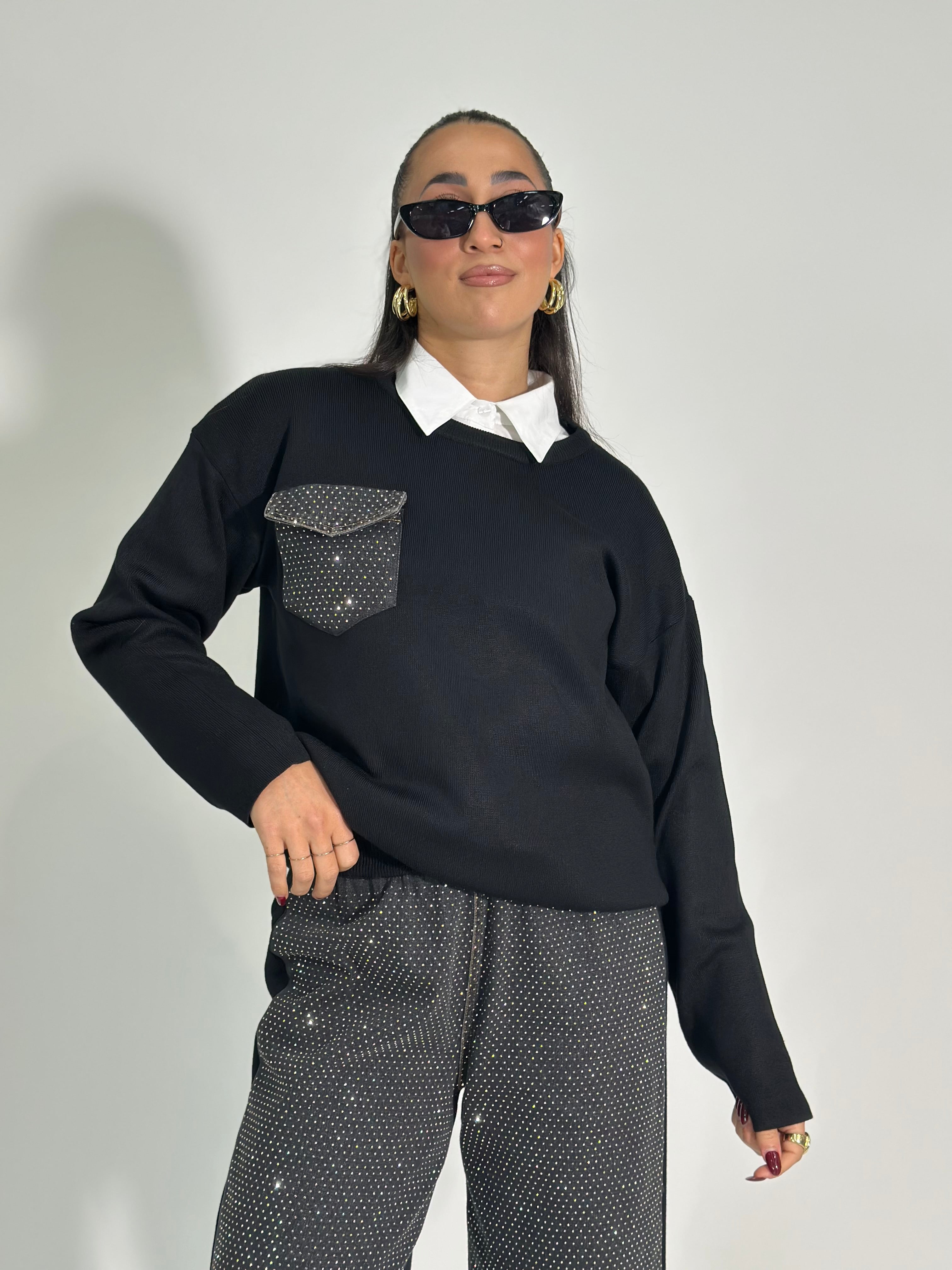 Completo strass A0645