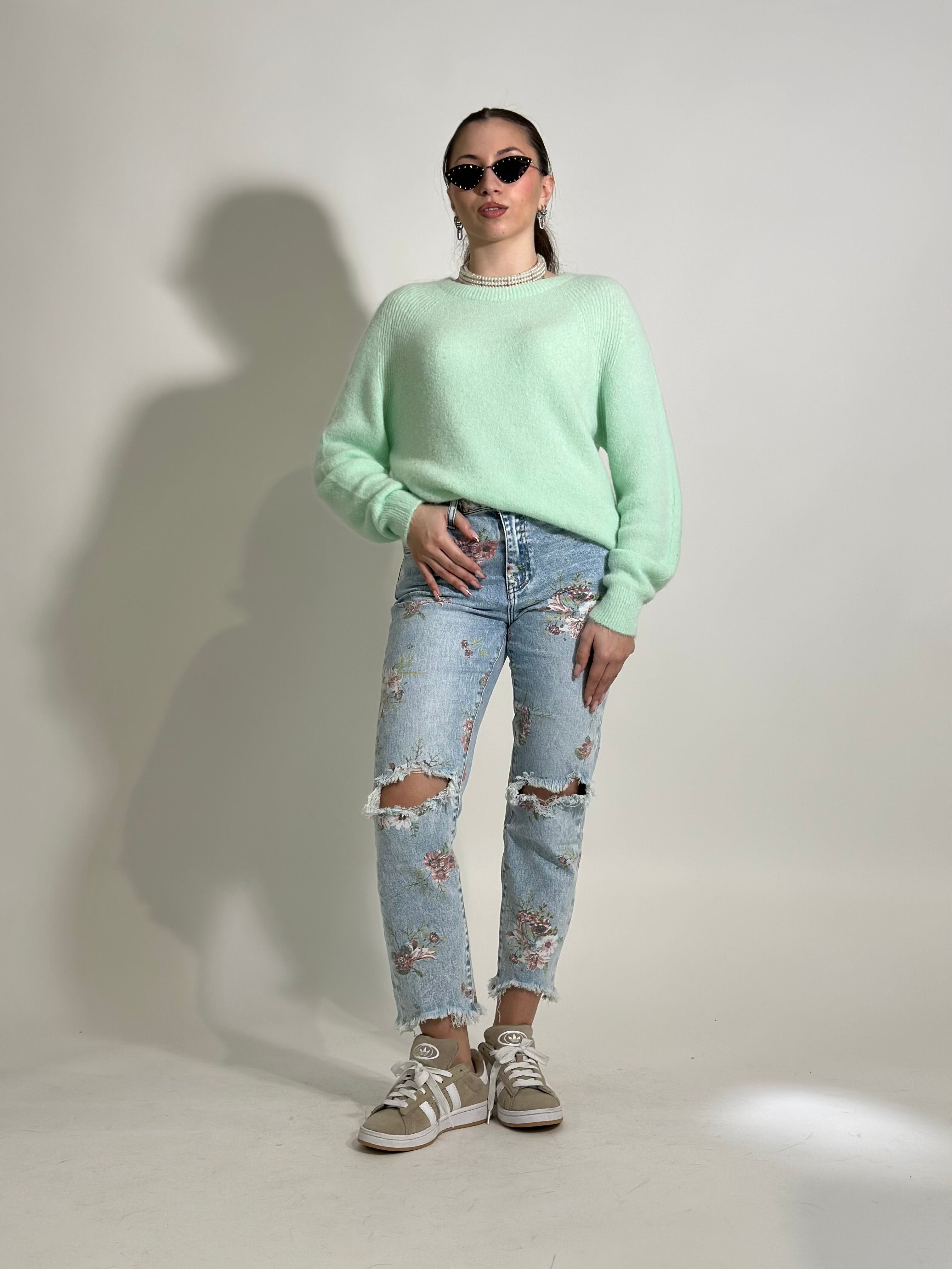 Maglia Alpaca LUMINA 0045 VERDE