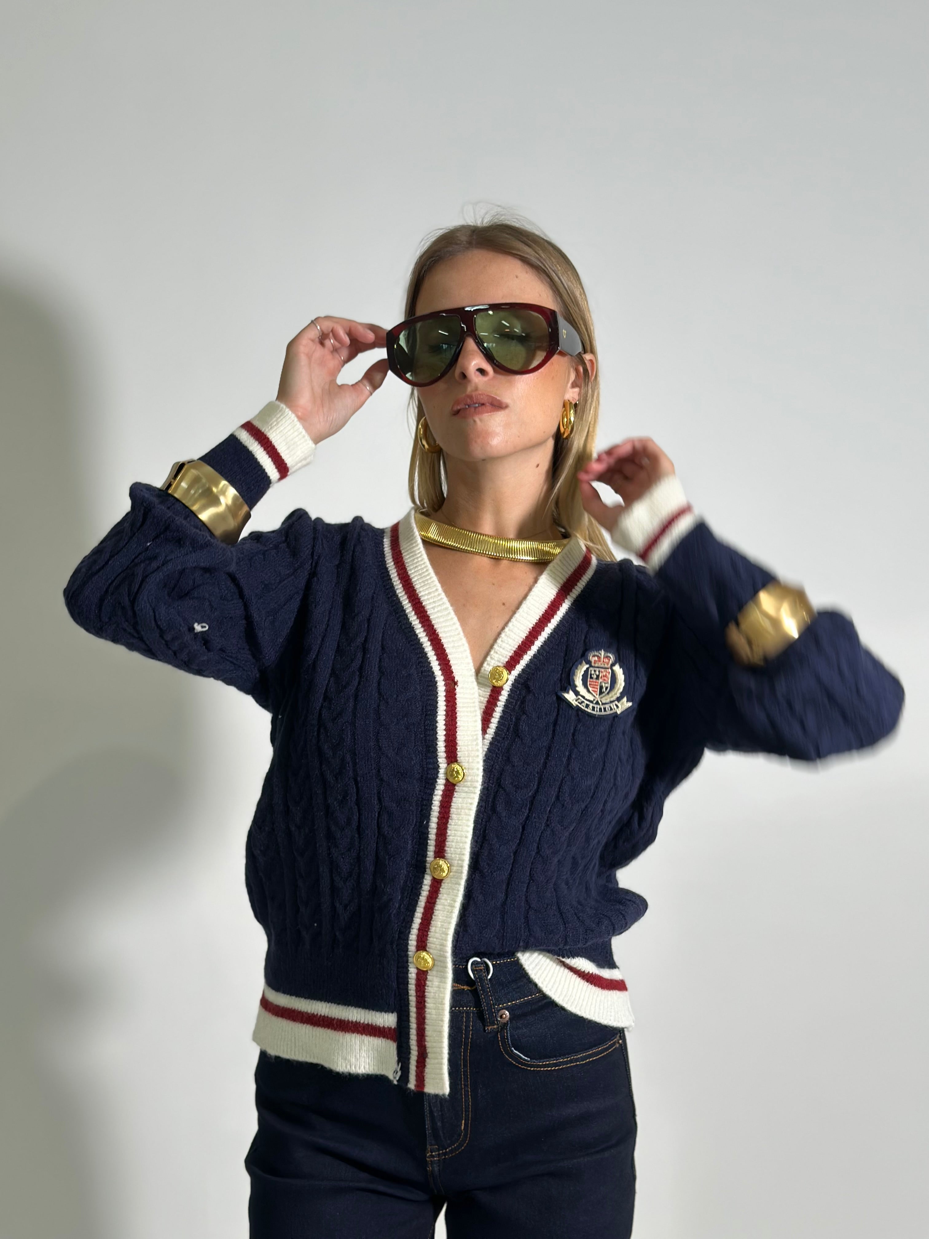 Cardigan 9388 BLU