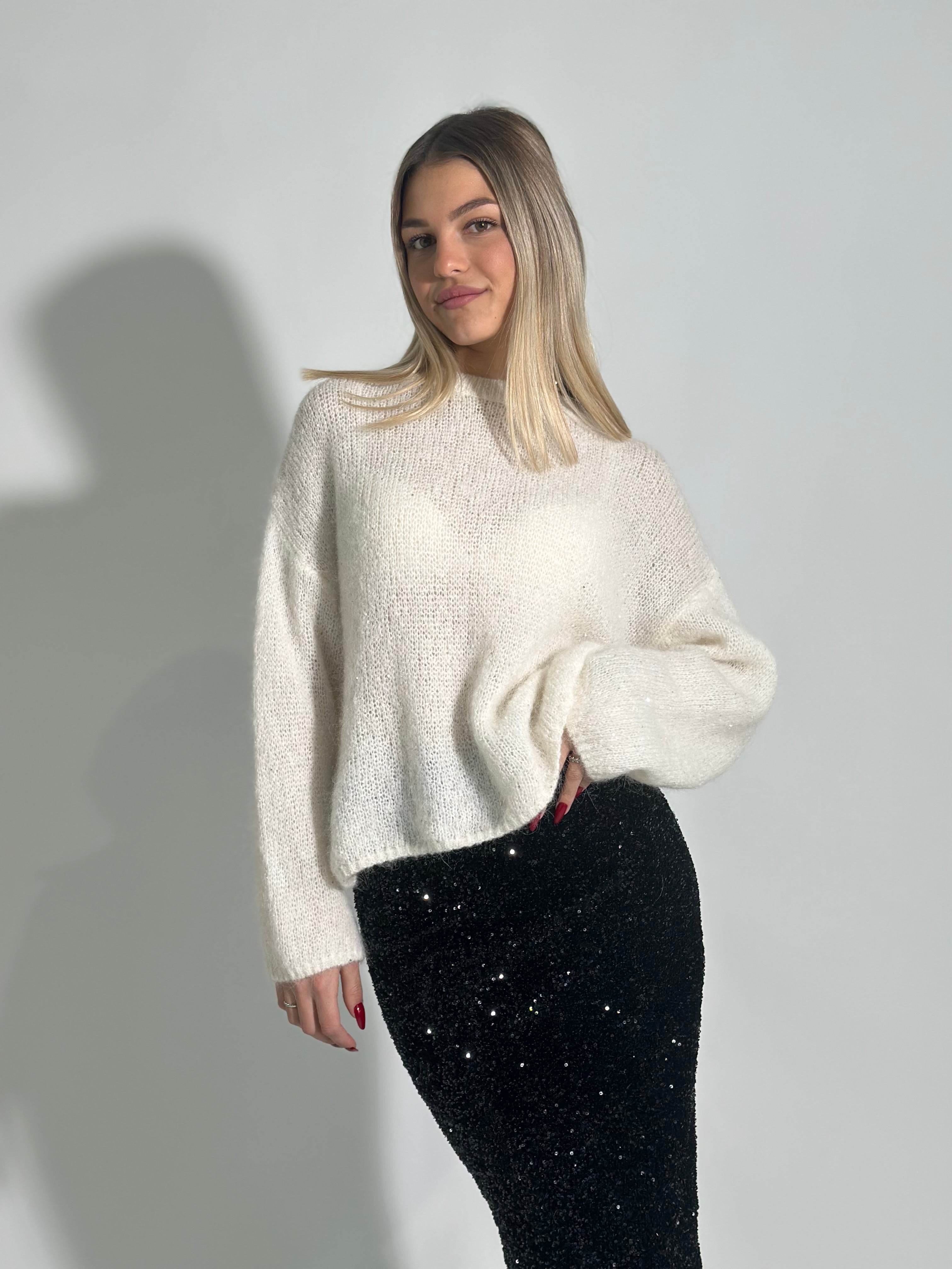 Maglia alpaca paillettes 5249