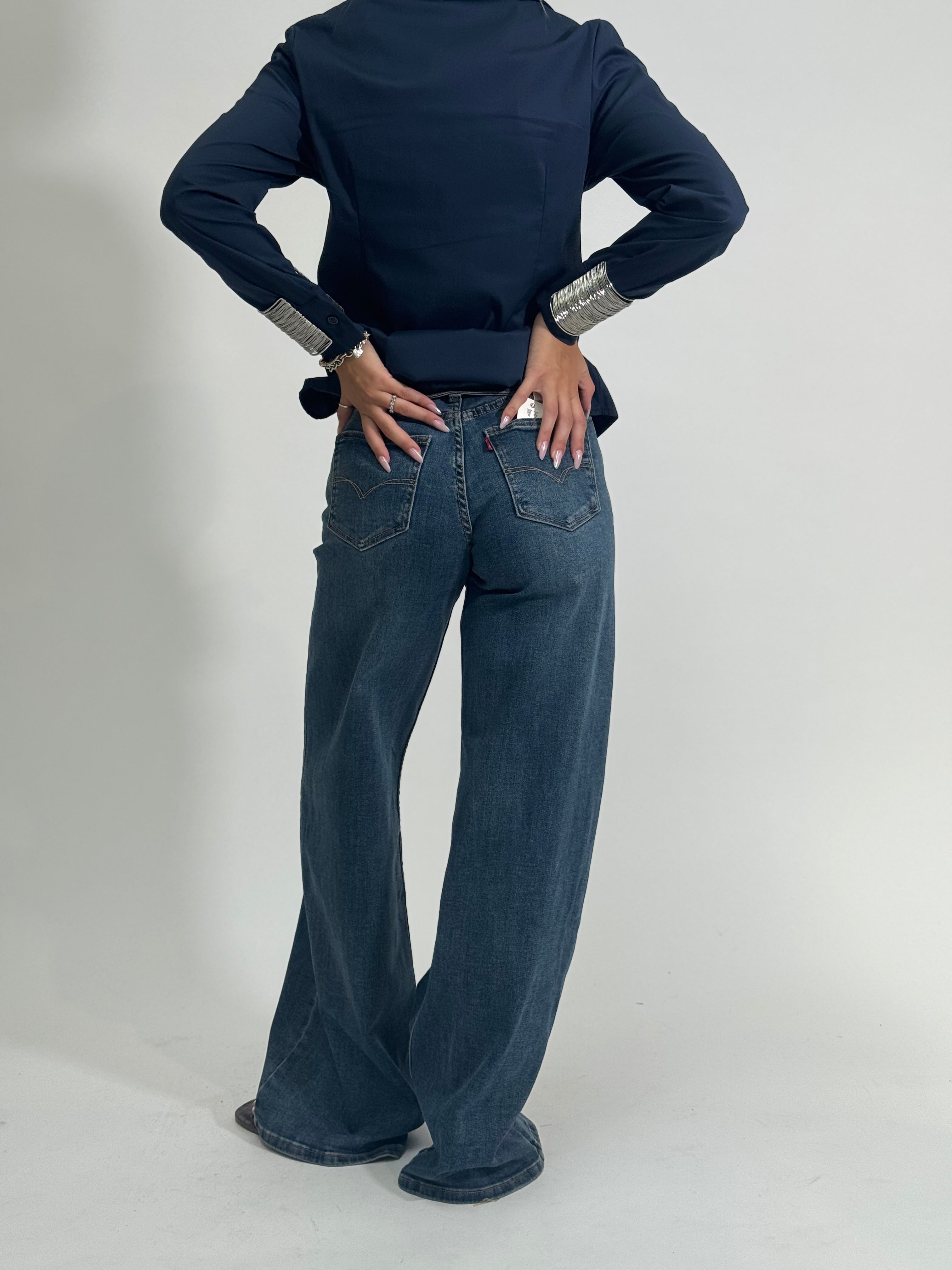 Jeans wide leg K809