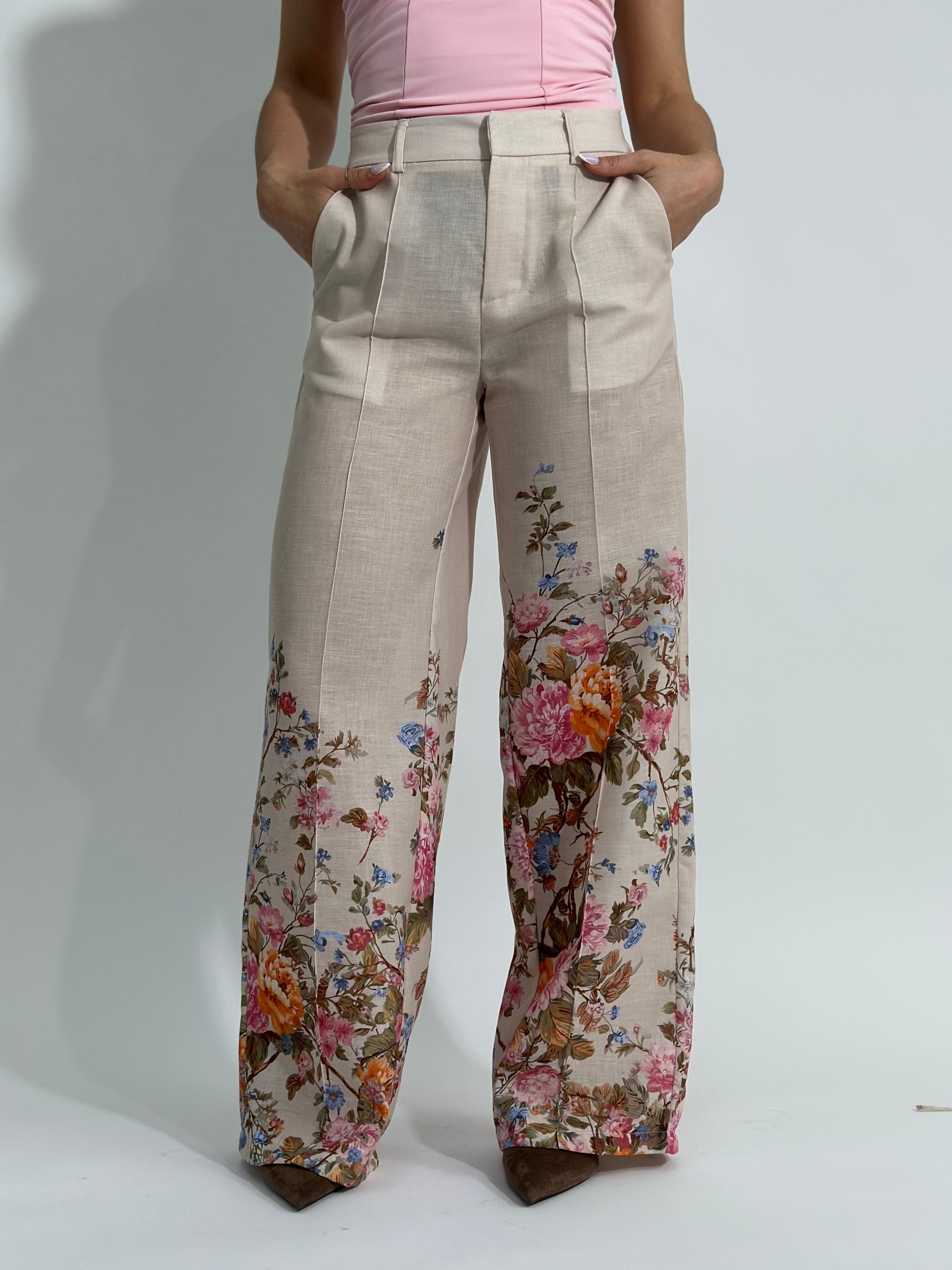 Pantaloni fiori 5420