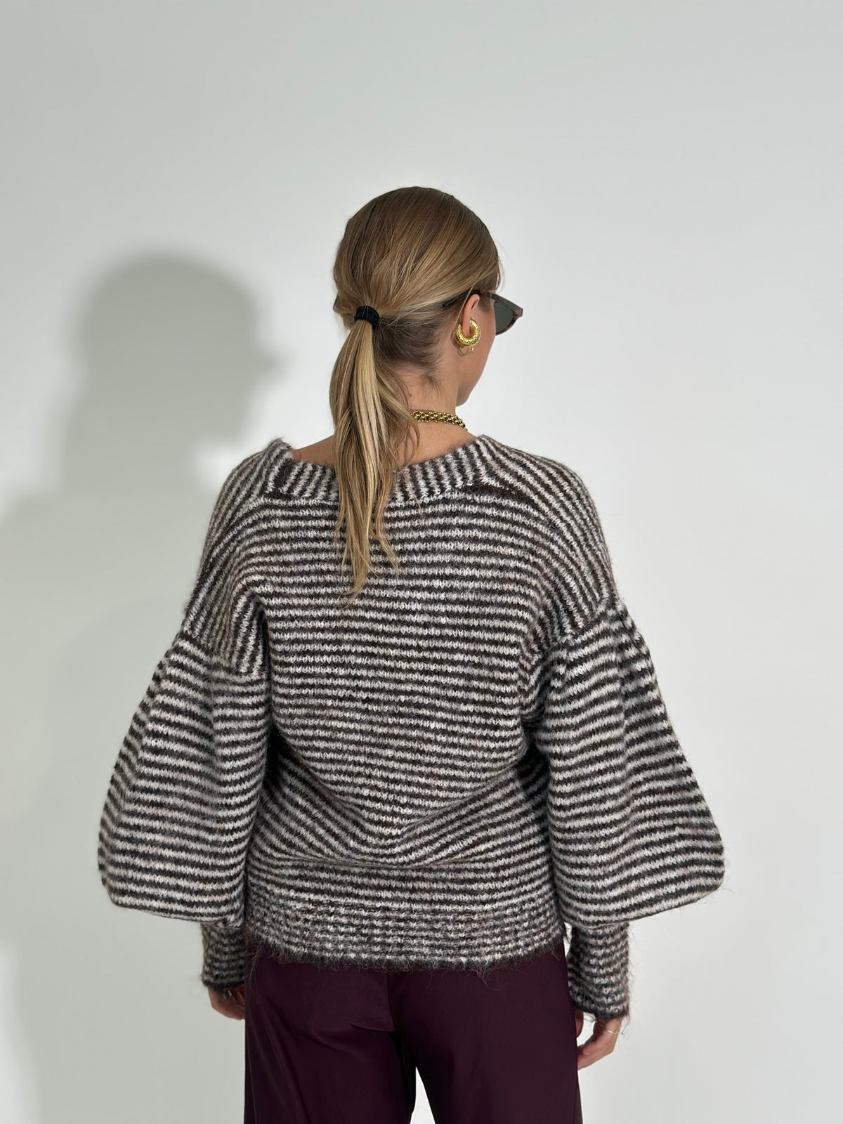 Cardigan sbuffo 50329