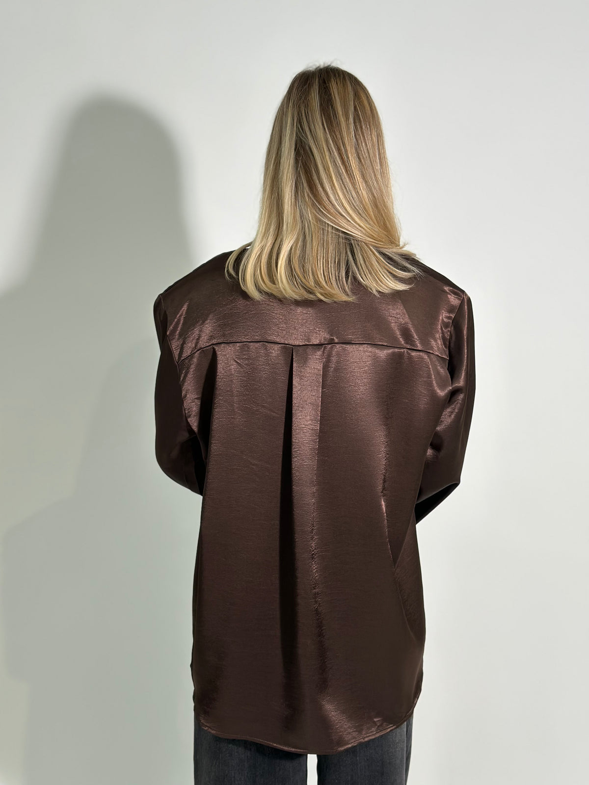 Camicia satin over 19585 MORO