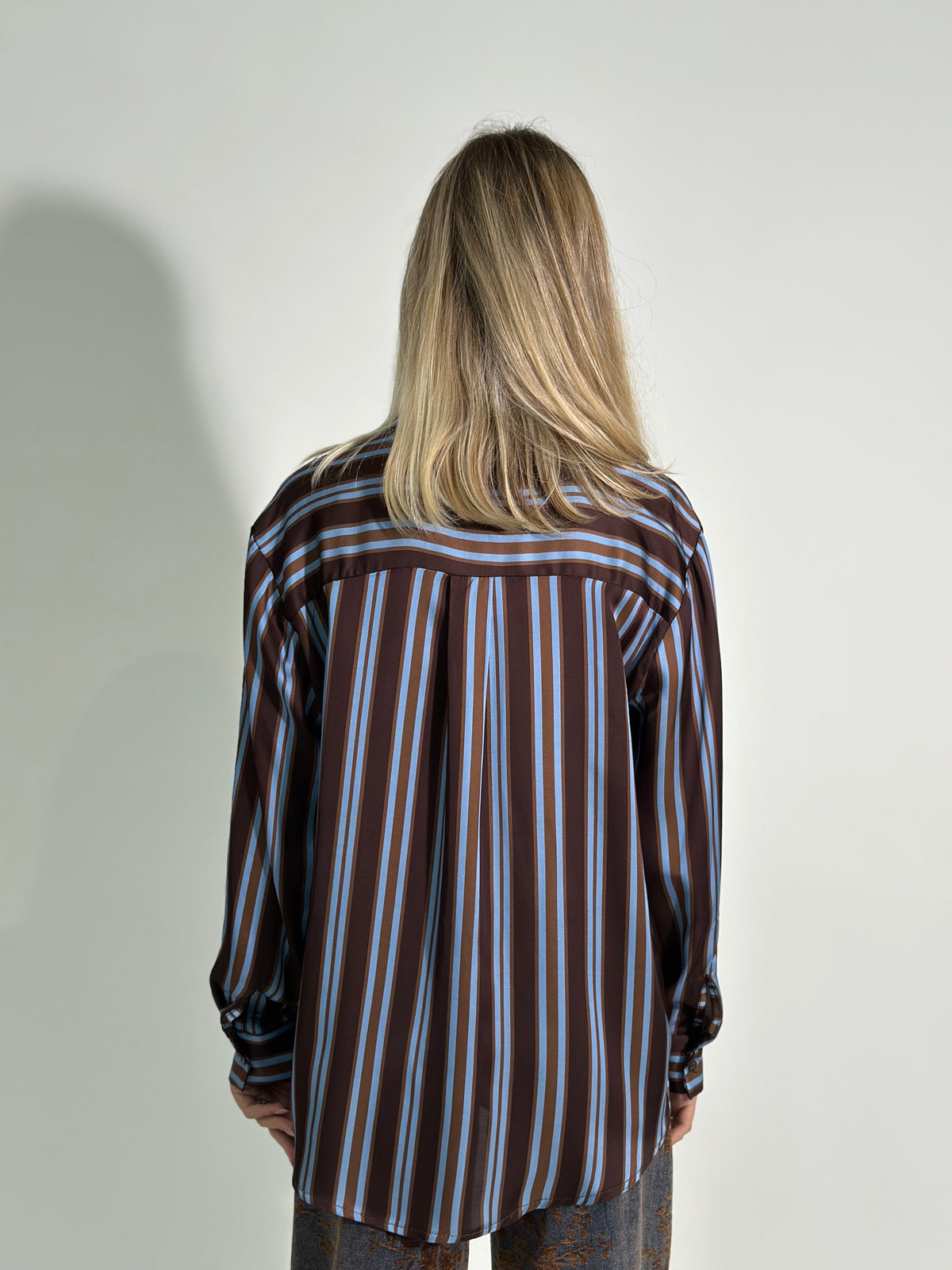 Camicia riga satin 22040
